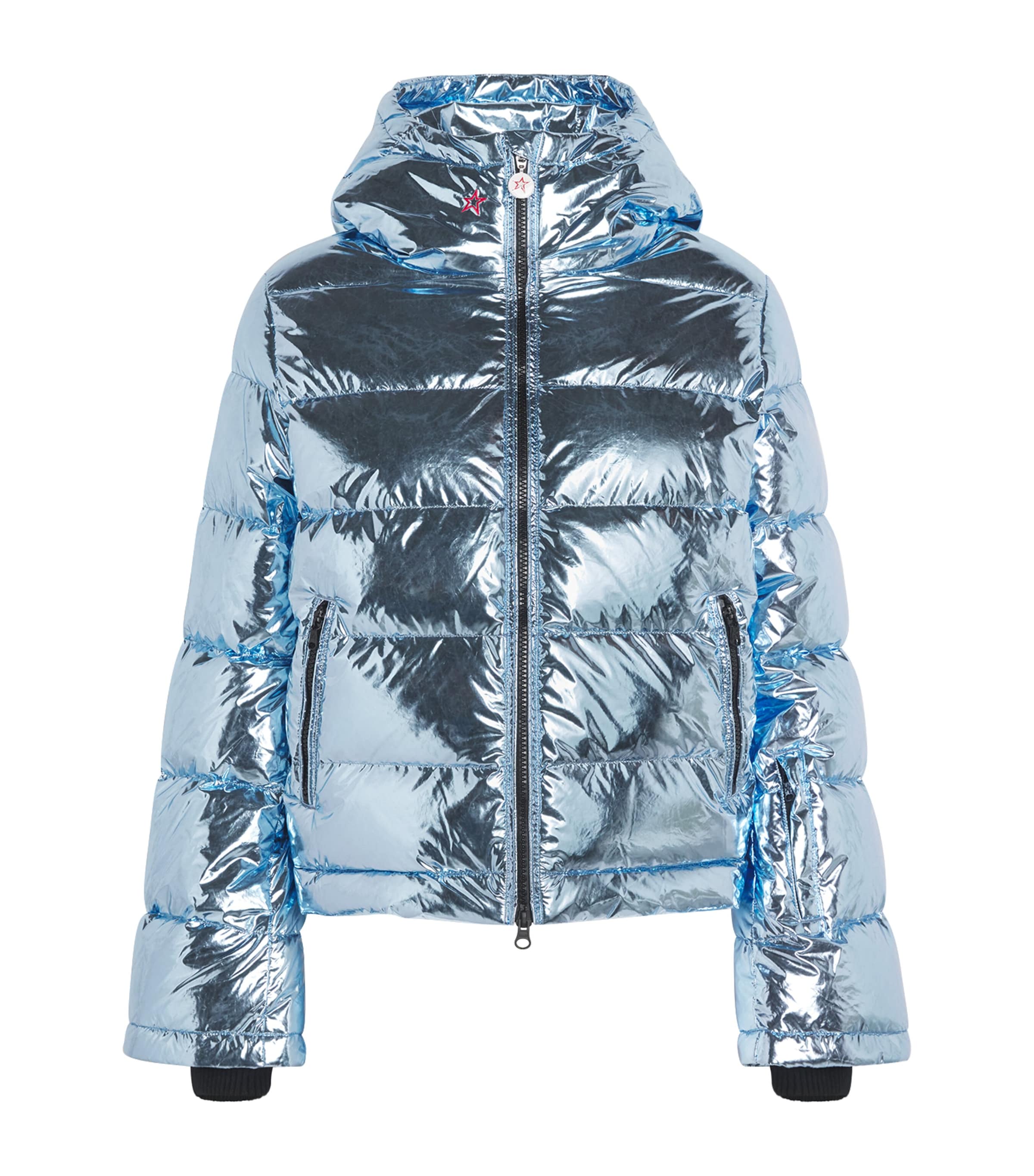 Perfect Moment Polar Flare Down Puffer Jacket In Blue
