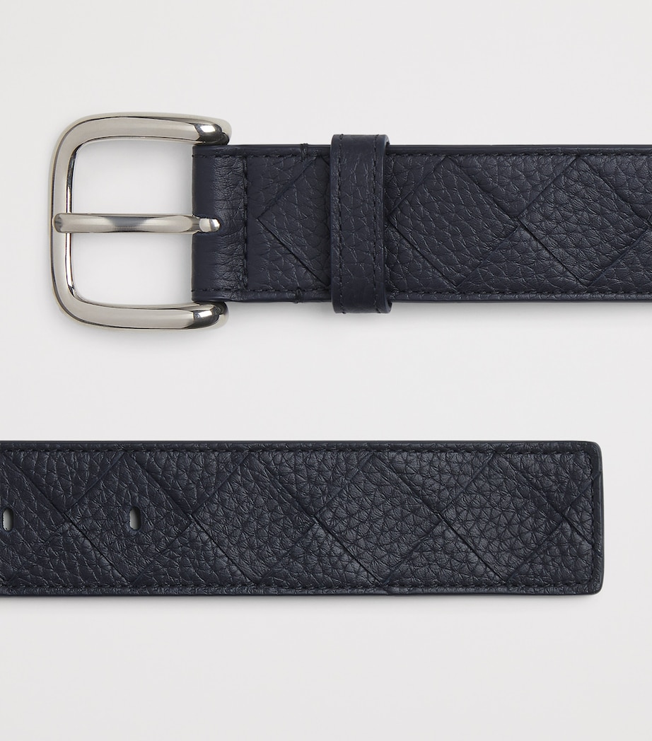 Grained Leather Intrecciato Belt 4182 Image 3