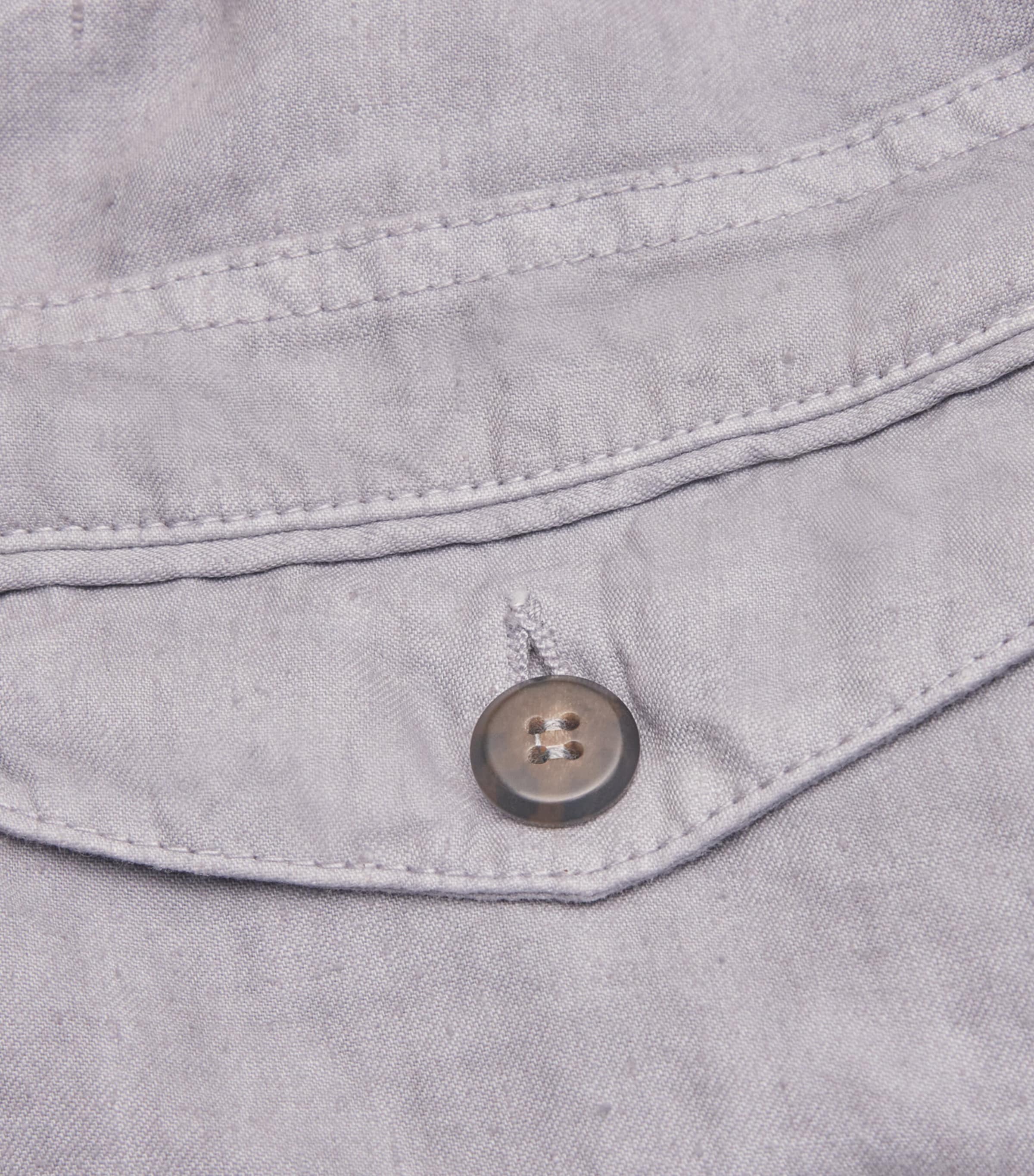 Linen Drawstring-Detail Trousers ZUCCHERO Image 5