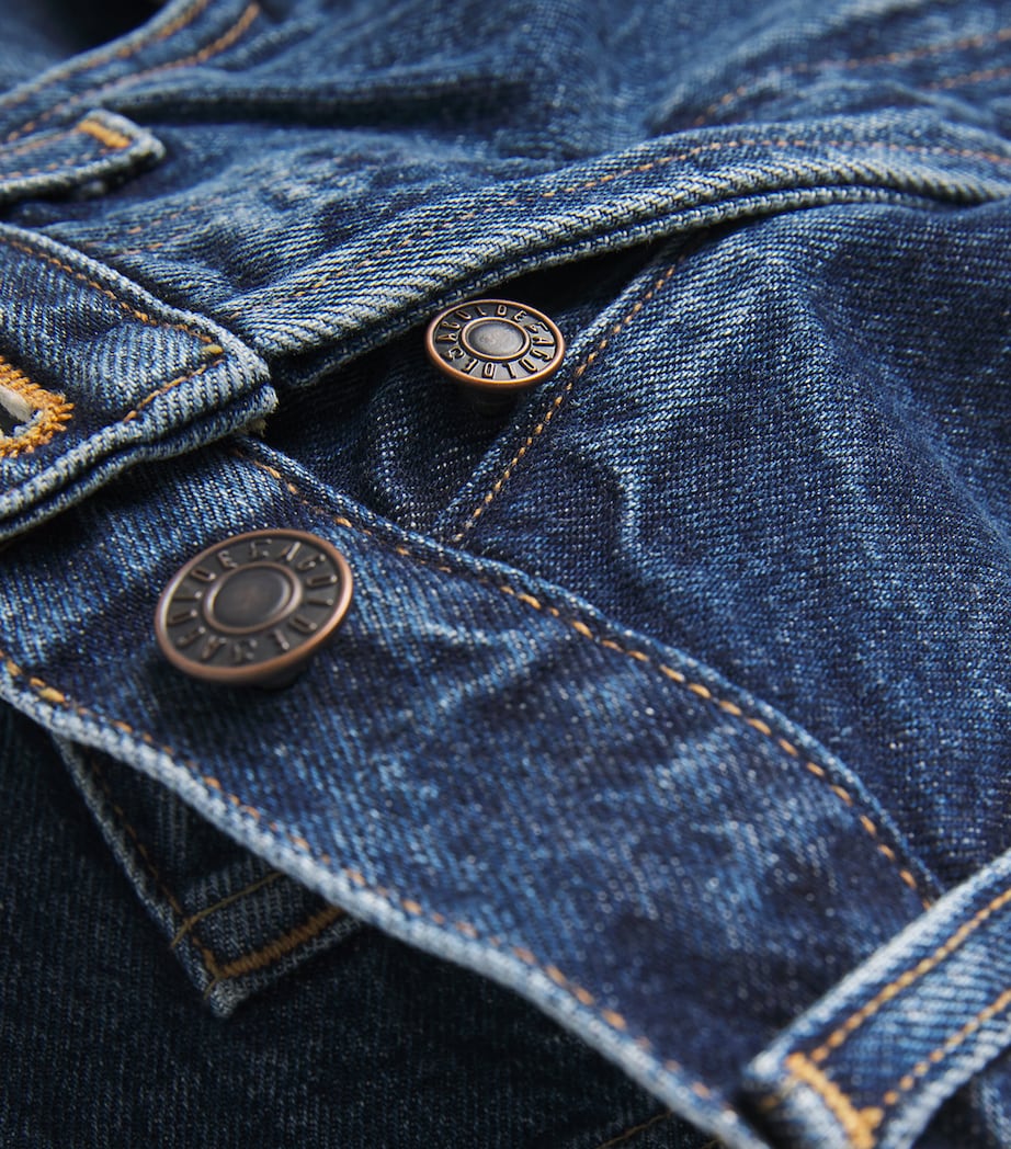 Beesley Denim Shorts CREASED DK INDIGO Image 5