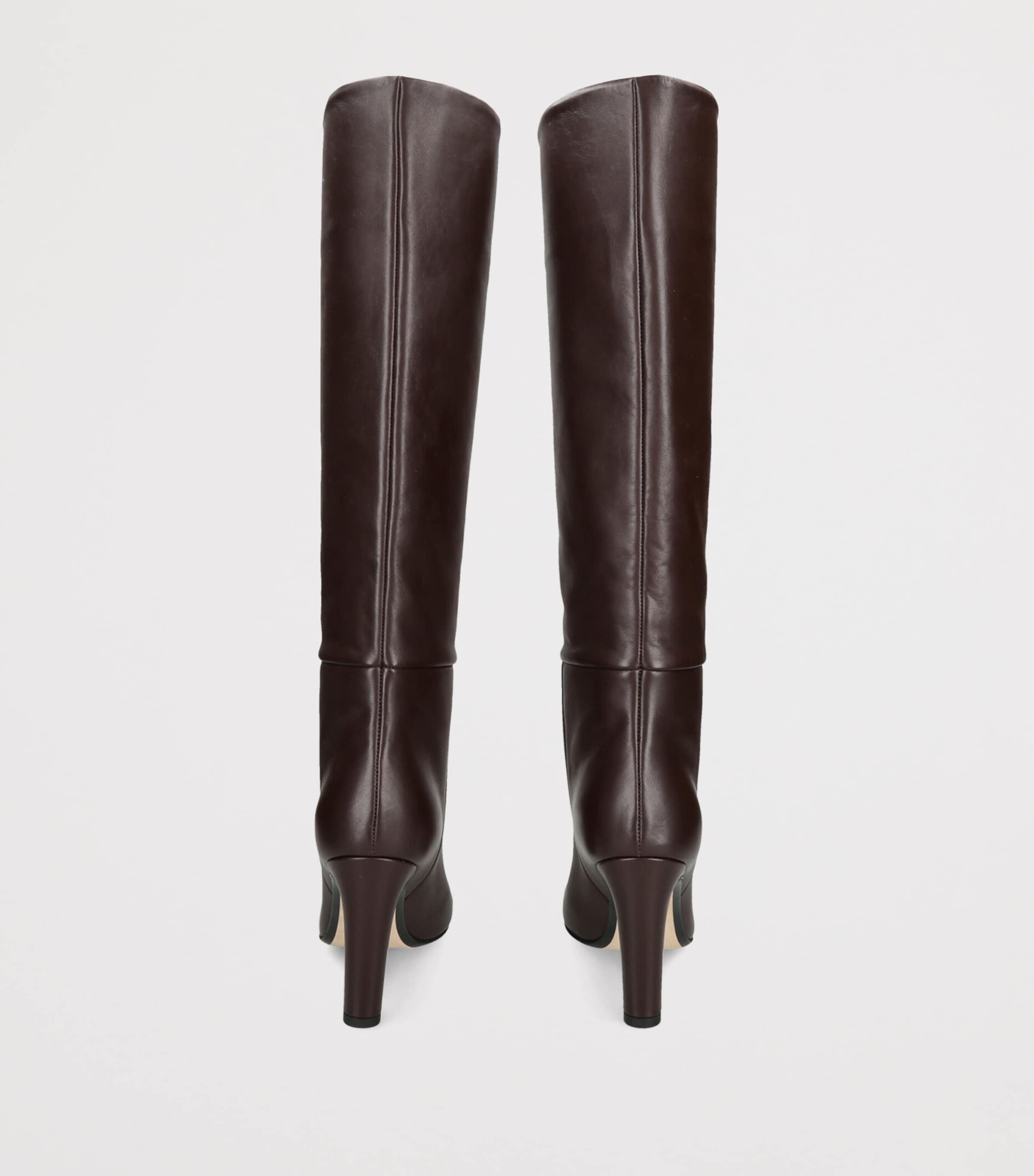 Alevì Leather Auryn Knee-High Boots 95 Dark Brown Image 3