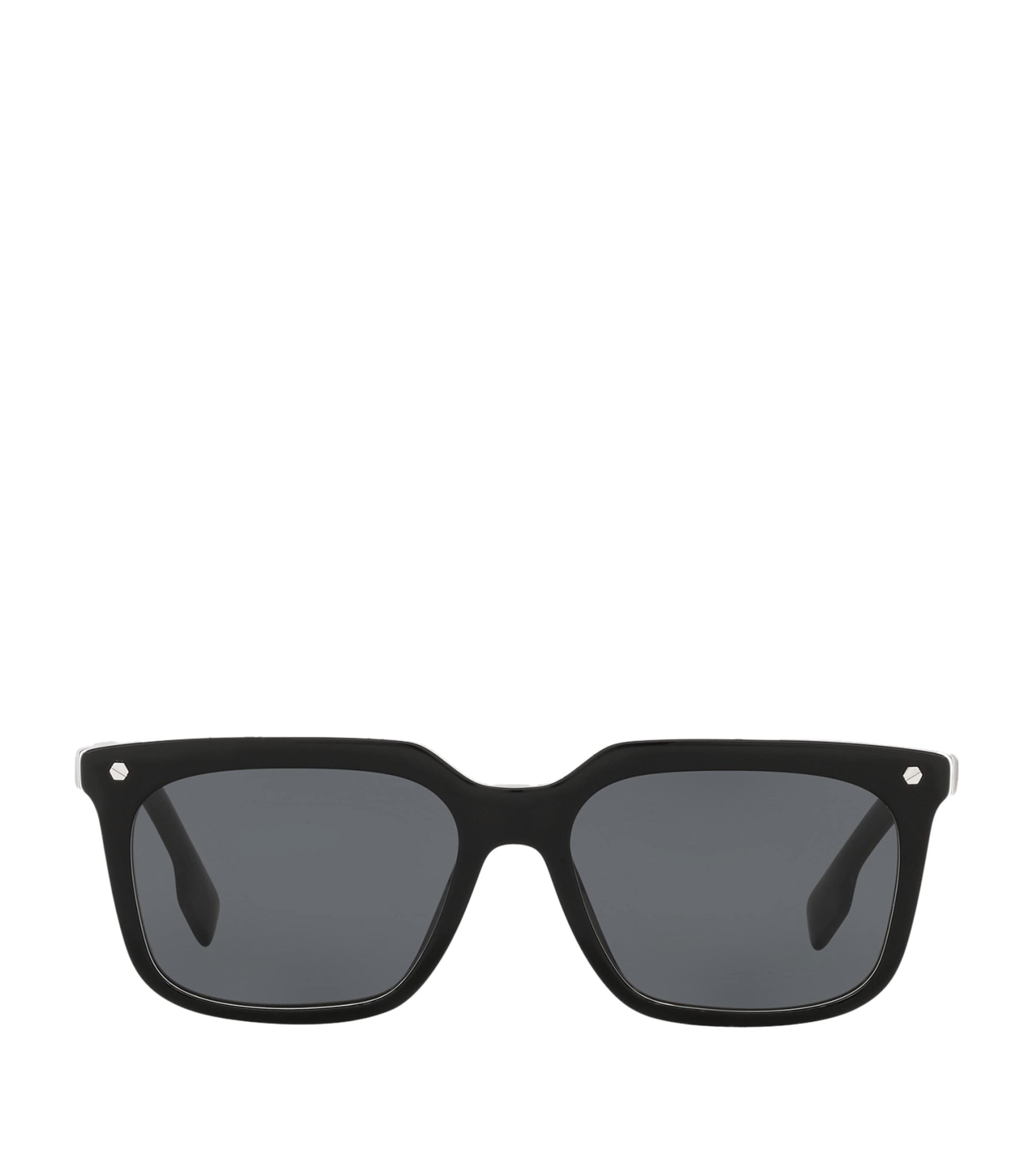 Burberry Rectangular Carnaby Sunglasses In Black