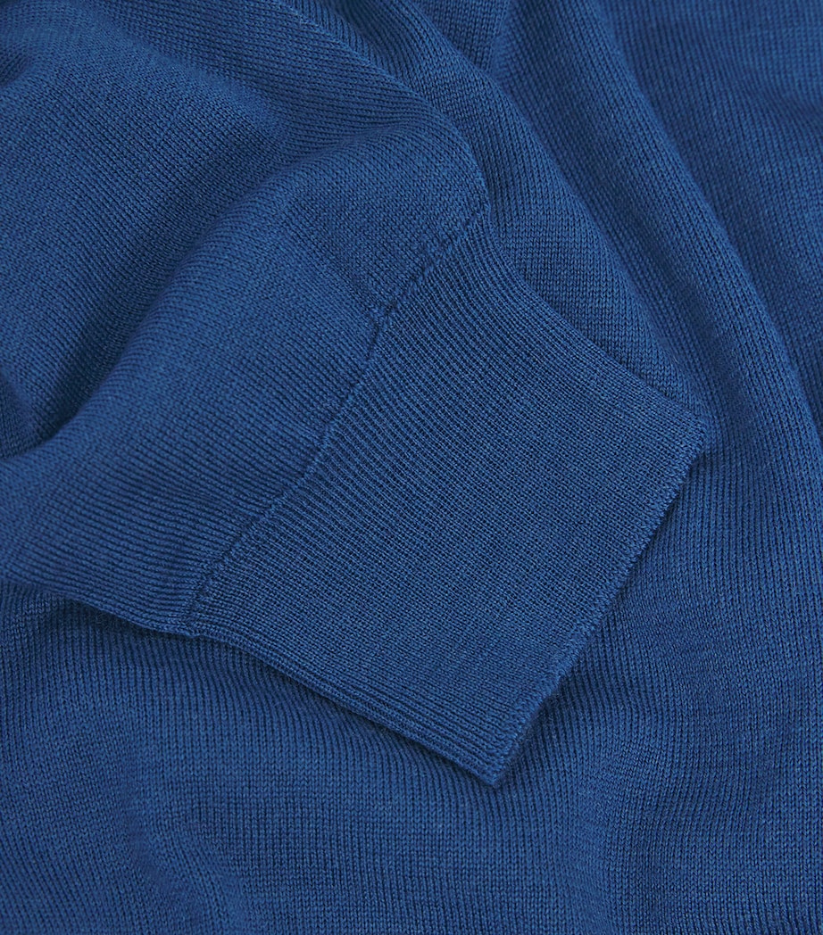 Merino Wool Sweater CHARLES BLUE Image 5