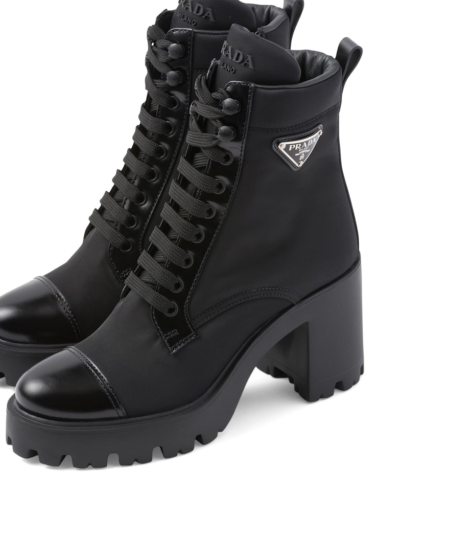 Leather and Re-Nylon Boots F0002 Image 5