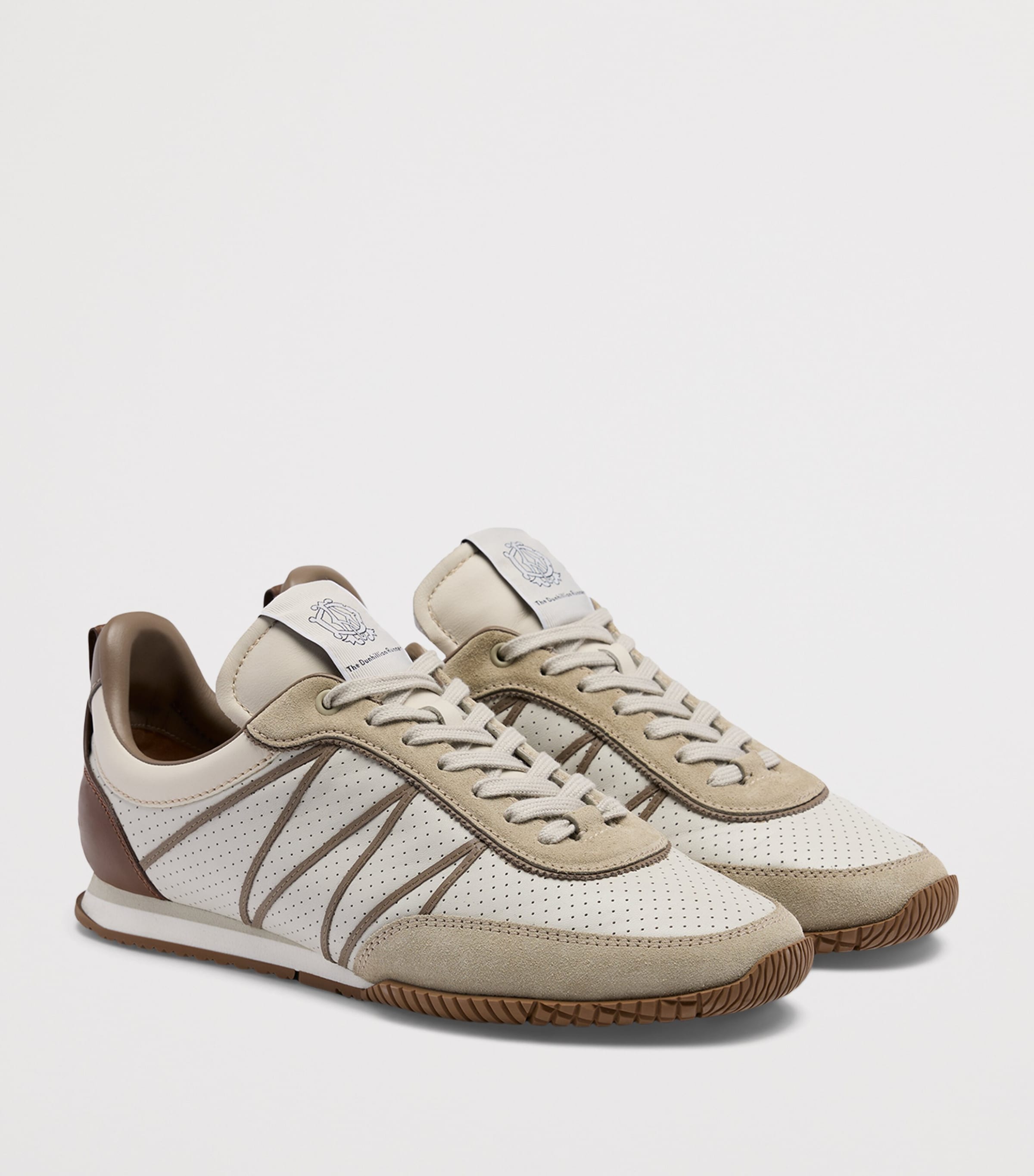 Dunhill Leather The Dunhillian Runner Sneakers Image 3