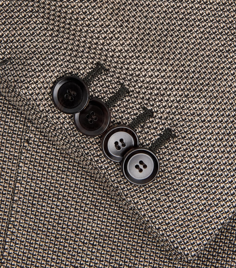 Silk-Wool Single-Breasted Blazer 1910 Image 5