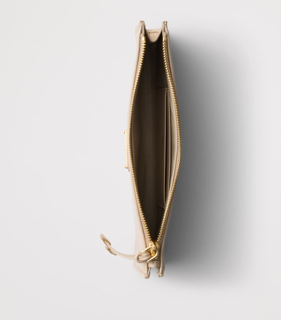 Prada Calf Leather Logo Pouch Image 2