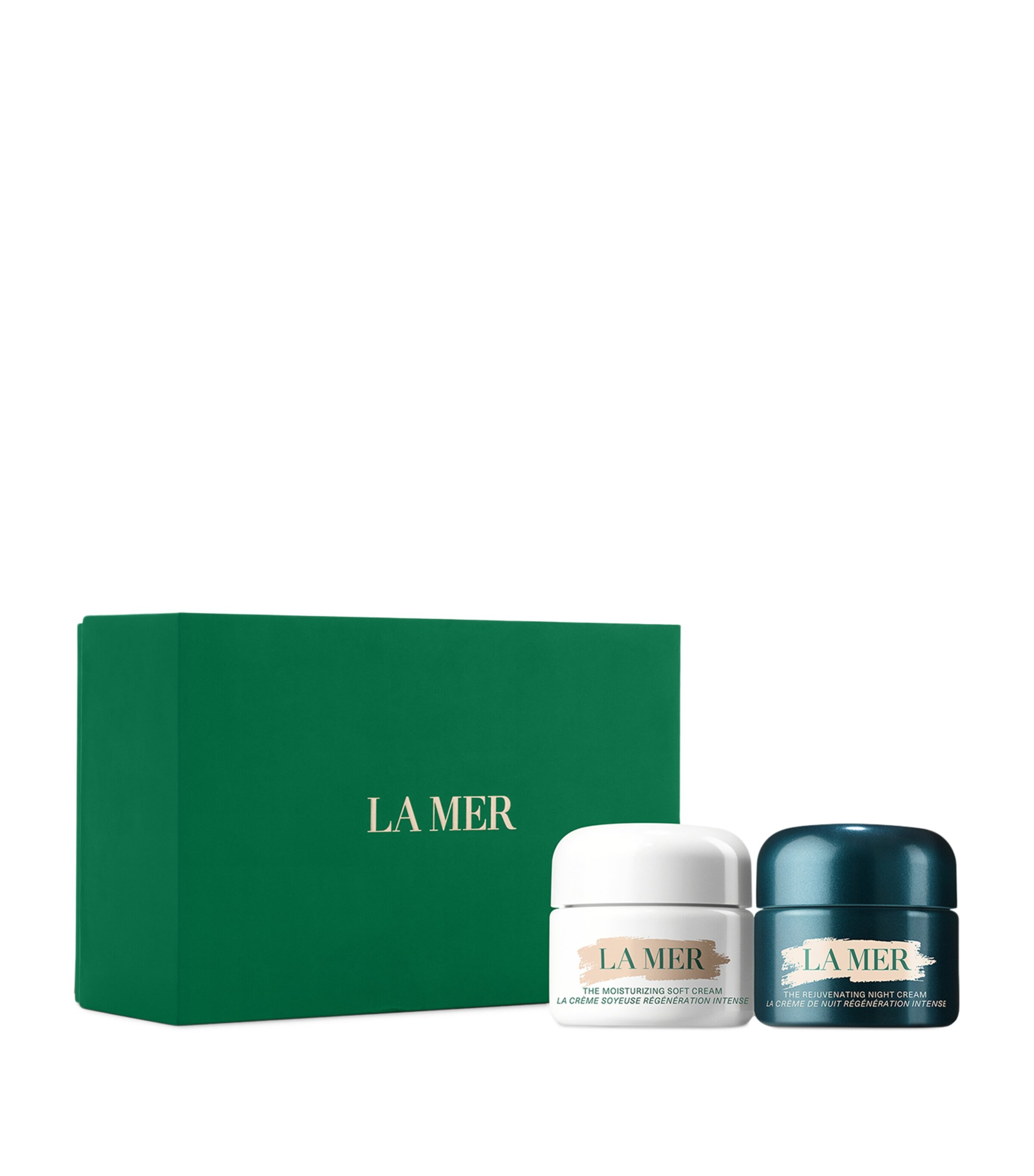 La Mer The Day and Night Duet Set (Worth £355) | Skincare | Moisturisers | Day Creams | Night Creams | Beauty Gift Sets | Skincare Gift Sets | Designers | La Mer