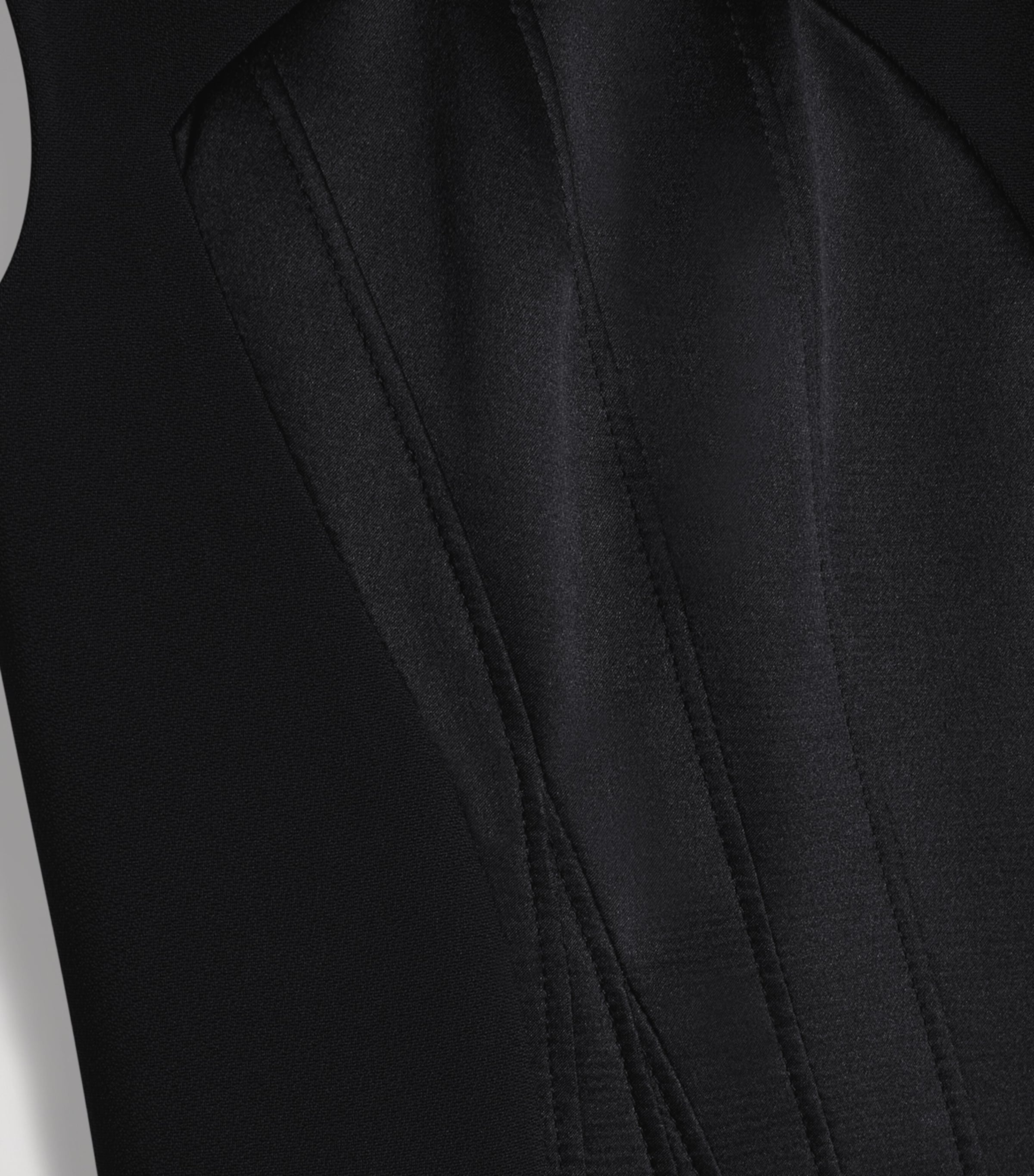 Schiaparelli Womens Corset Midi Dress Black Image 6