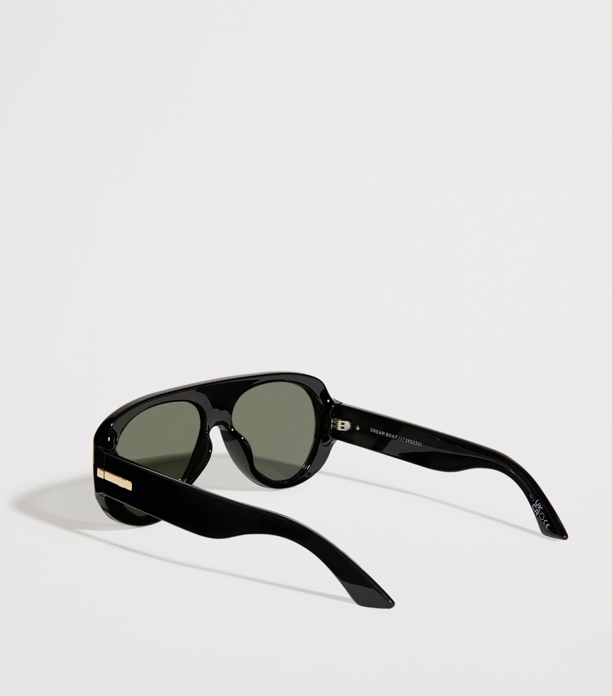 Dream Boat Aviator Sunglasses BLACK Image 3