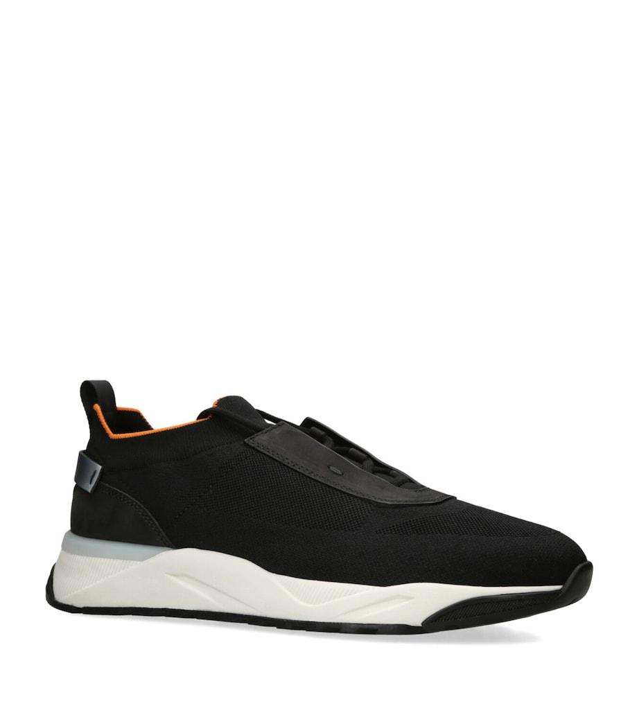 Technical-Knit Runner Sneakers BLACK Image 3
