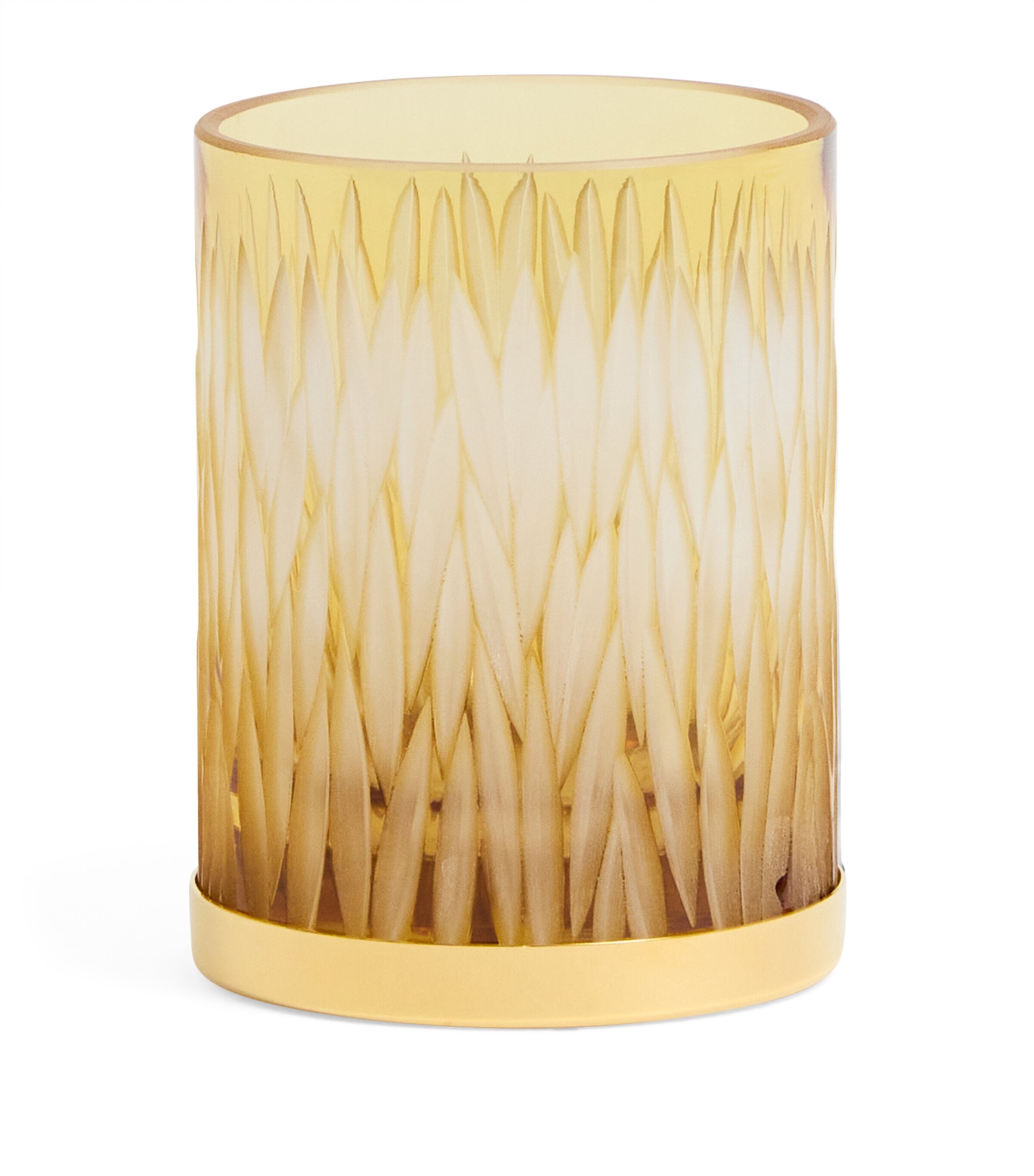 ZODIAC Crystal Amber Tumbler (250ml) | Home New In | Bathroom | Bathroom Storage | Holders | Designers | Zodiac