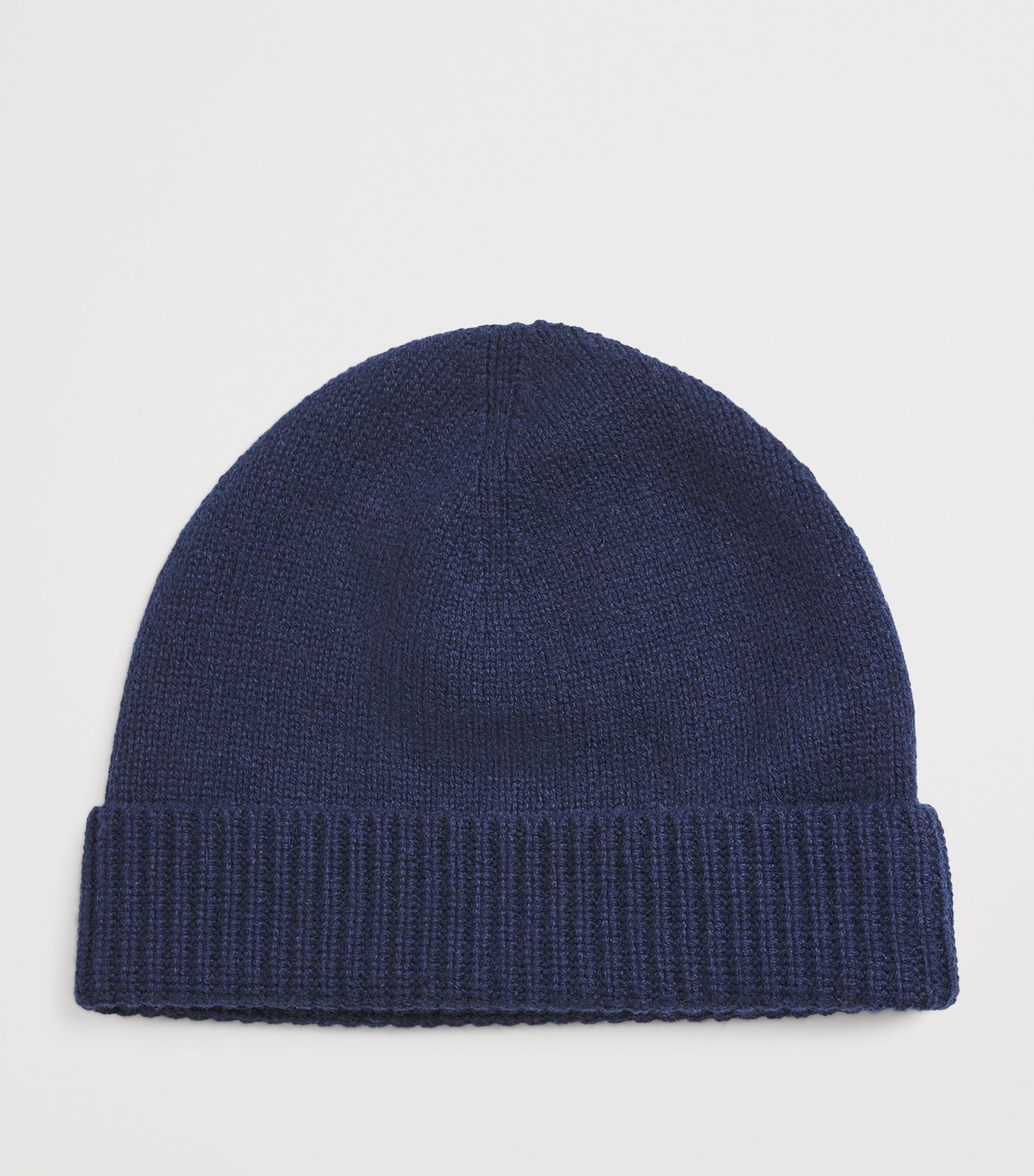 Joseph Cashmere Beanie Indigo Image 3
