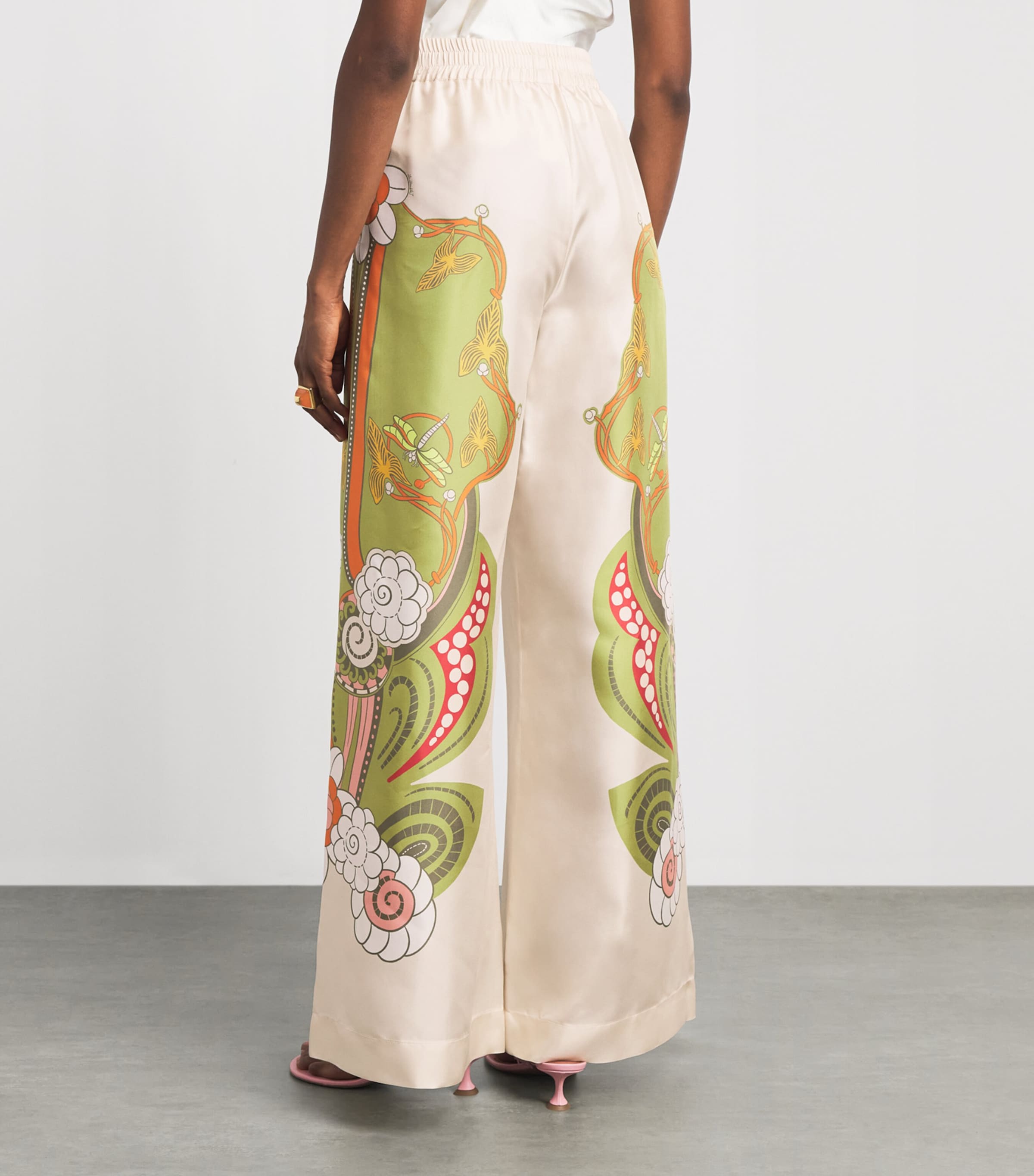 La Doublej Womens Ambrosia Placée Palazzo Trousers Ambrosia Placee Image 5