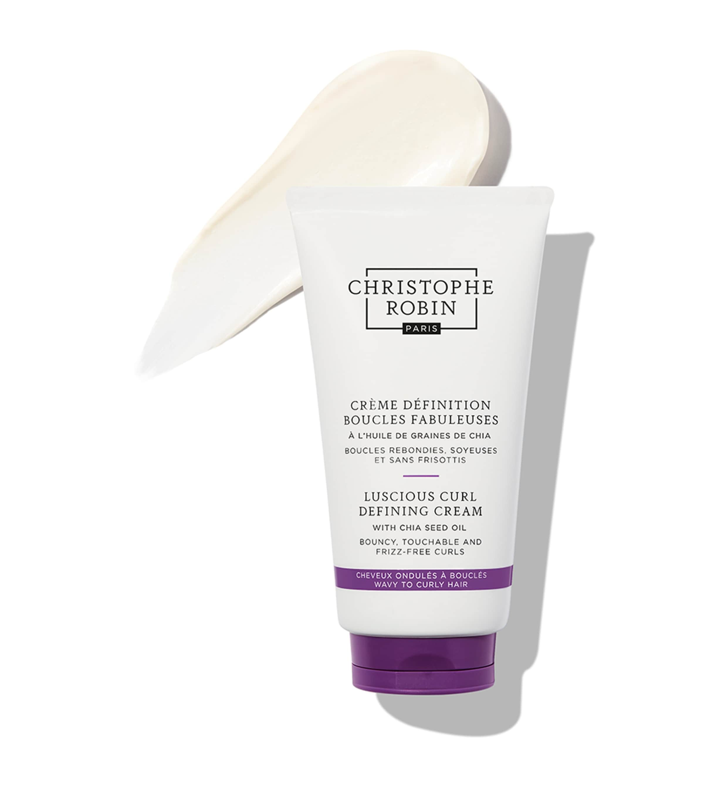 Shop Christophe Robin Luscious Curl Defining Cream With Chia Seed Oil