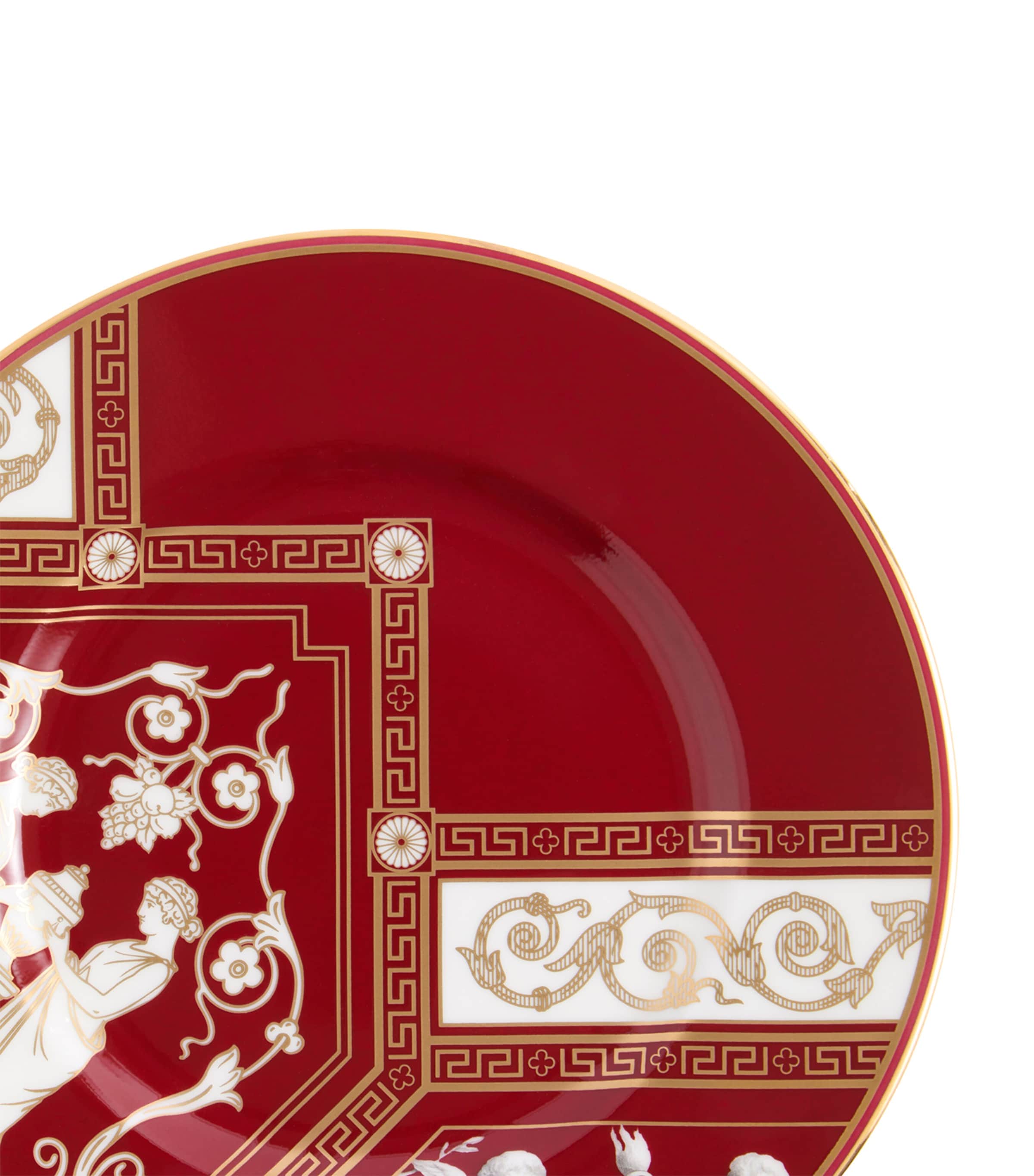 Wedgwood Bone China Renaissance Plate (22cm) Red Image 4