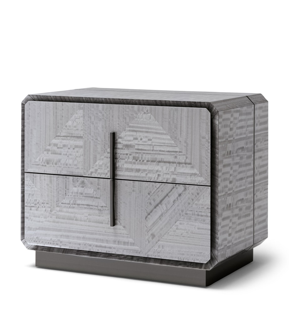 Moonlight Bedside Table GREY Image 1