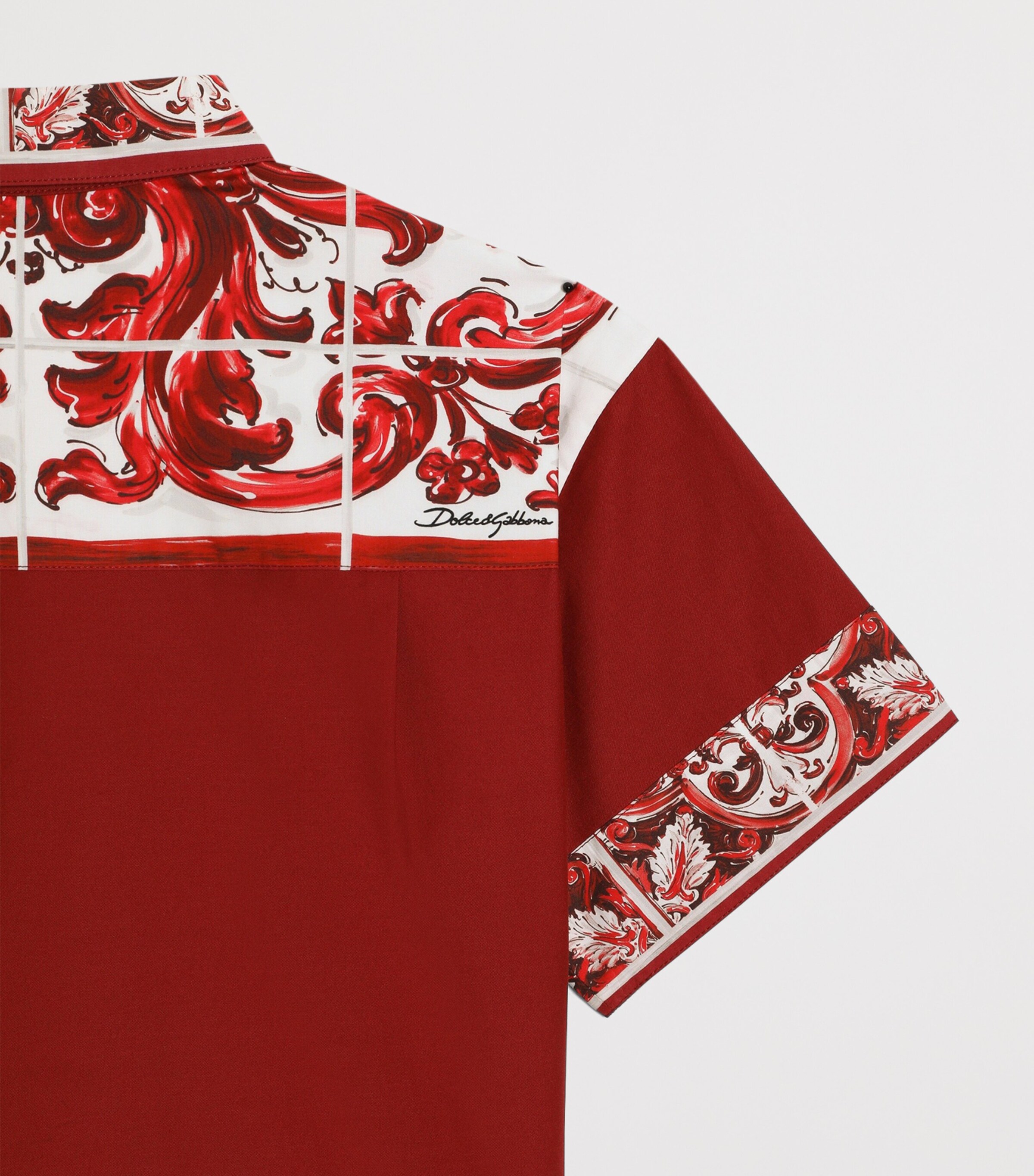 Dolce&Gabbana Kids Majolica Print Shirt (8-14 Years) Combined Colou Image 3