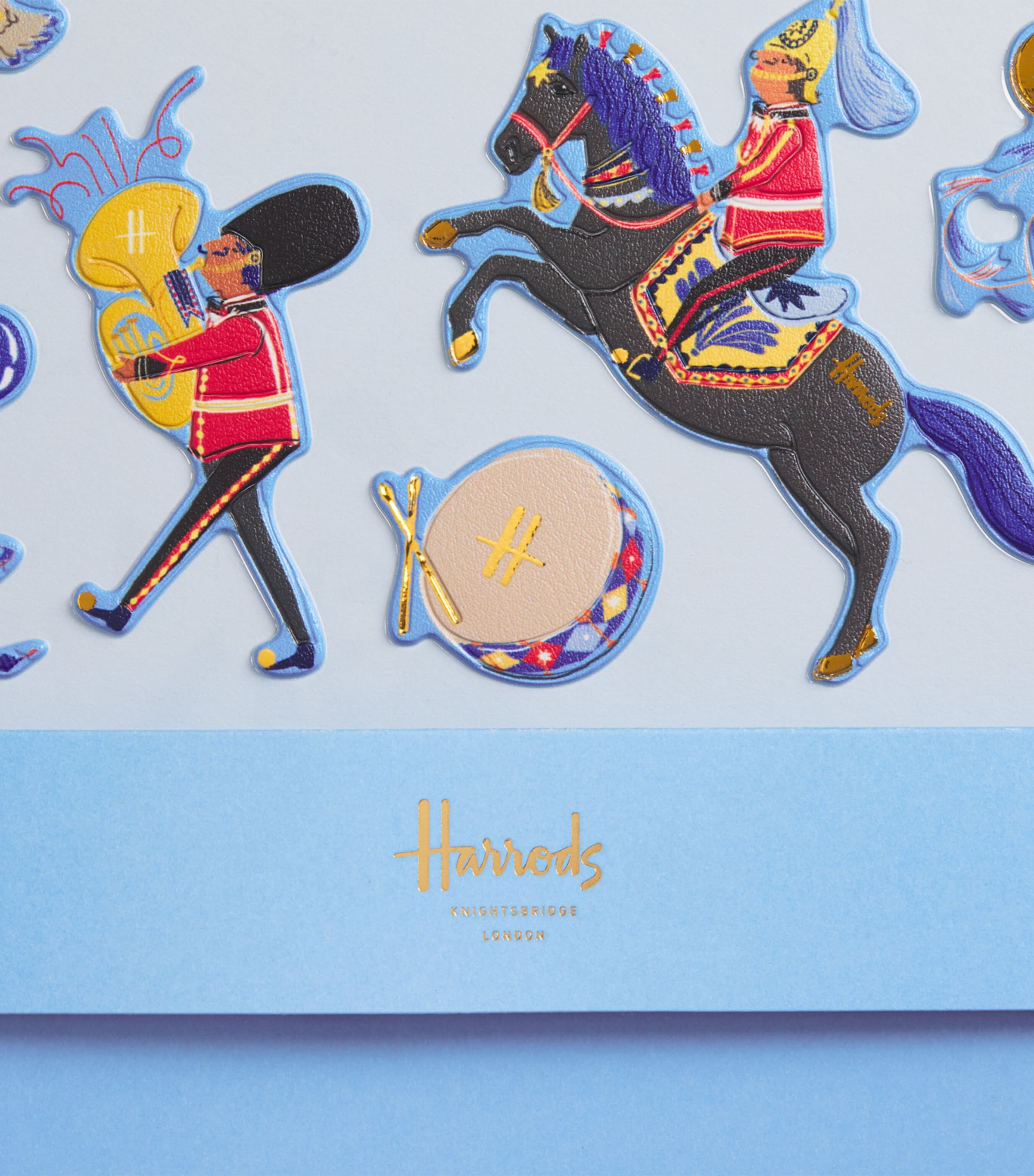 Harrods Trooping of the Colour Stickers Blue Image 2