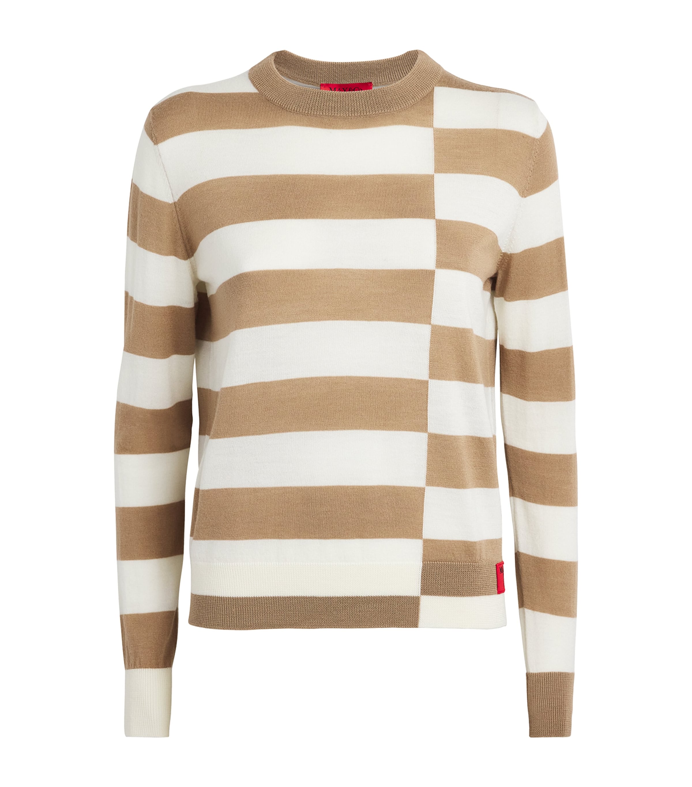 Max & Co Wool Sweater In Beige