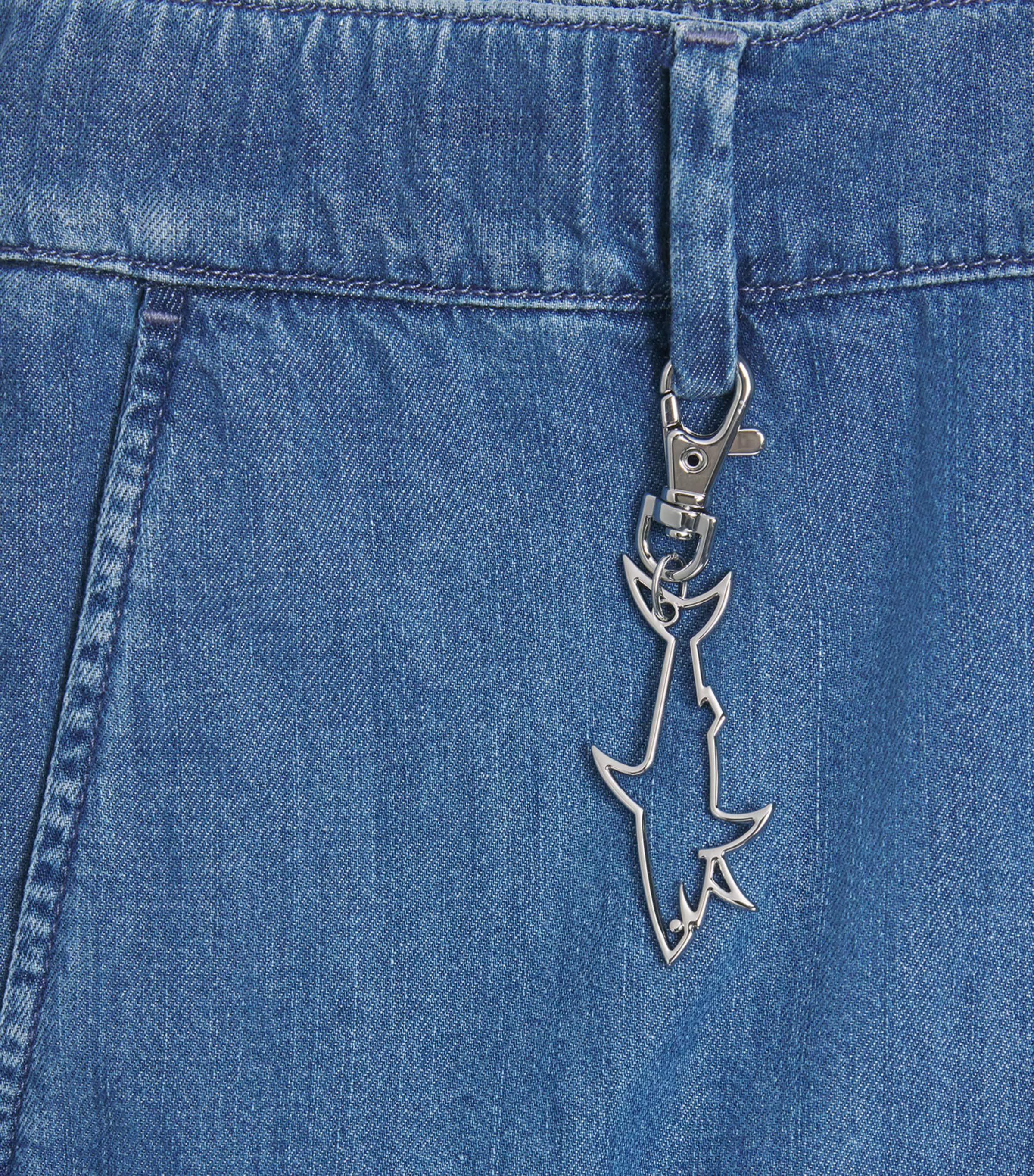 Denim Drawstring Chinos J01 LIGHT BLUE JEANS Image 5