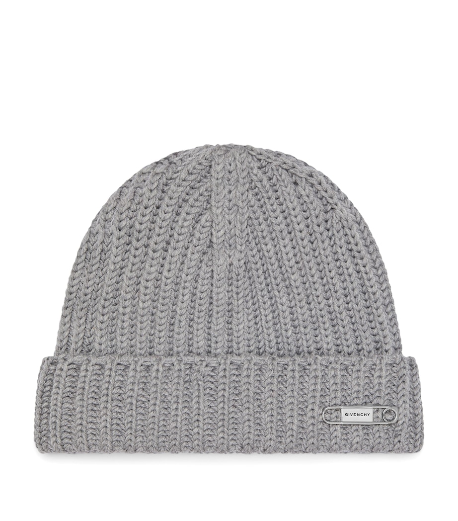 Givenchy Wool Safety Pin Beanie Image 1