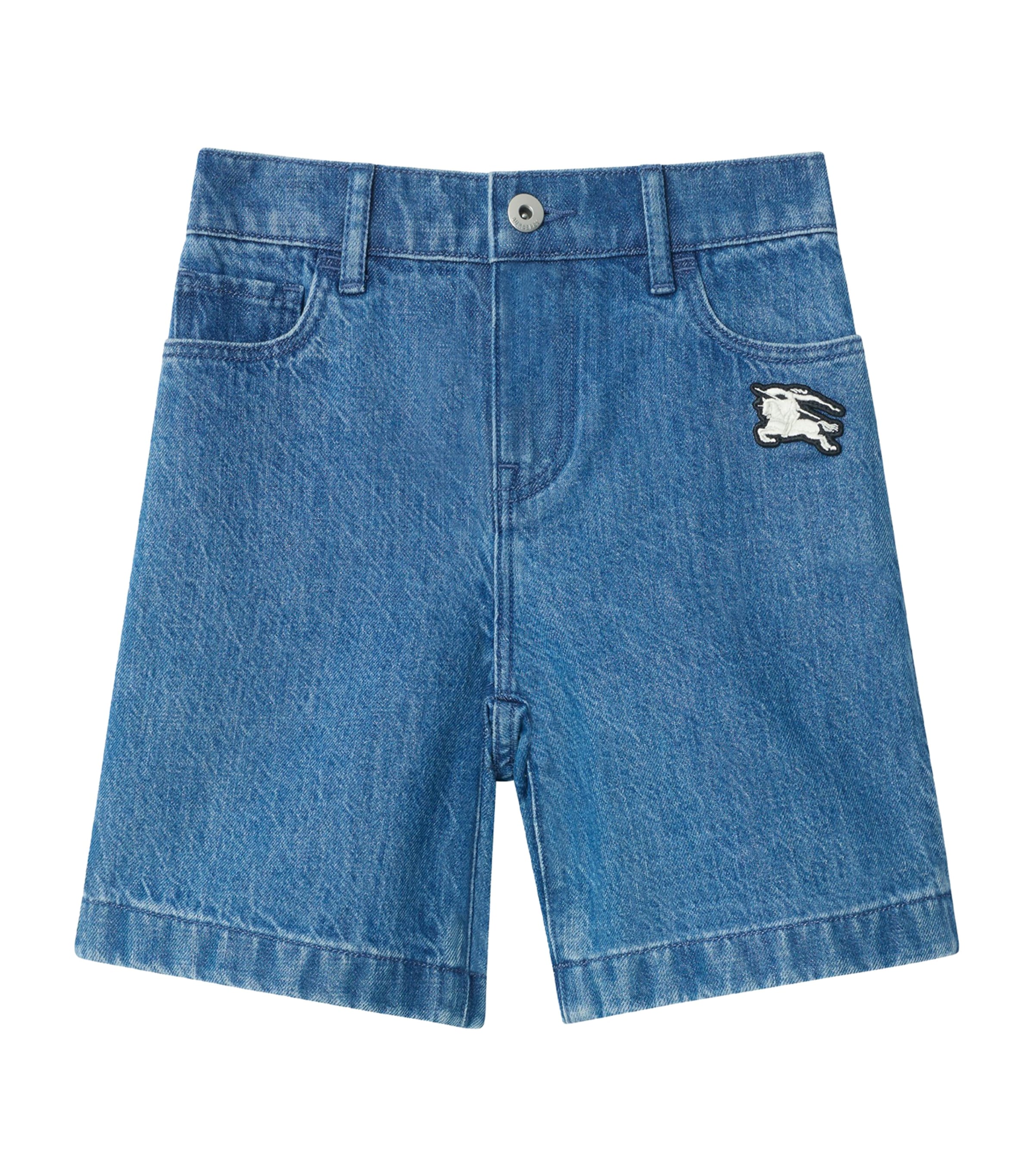 Burberry Kids EKD Denim Shorts (14 Years) Vintage Denim Image 1