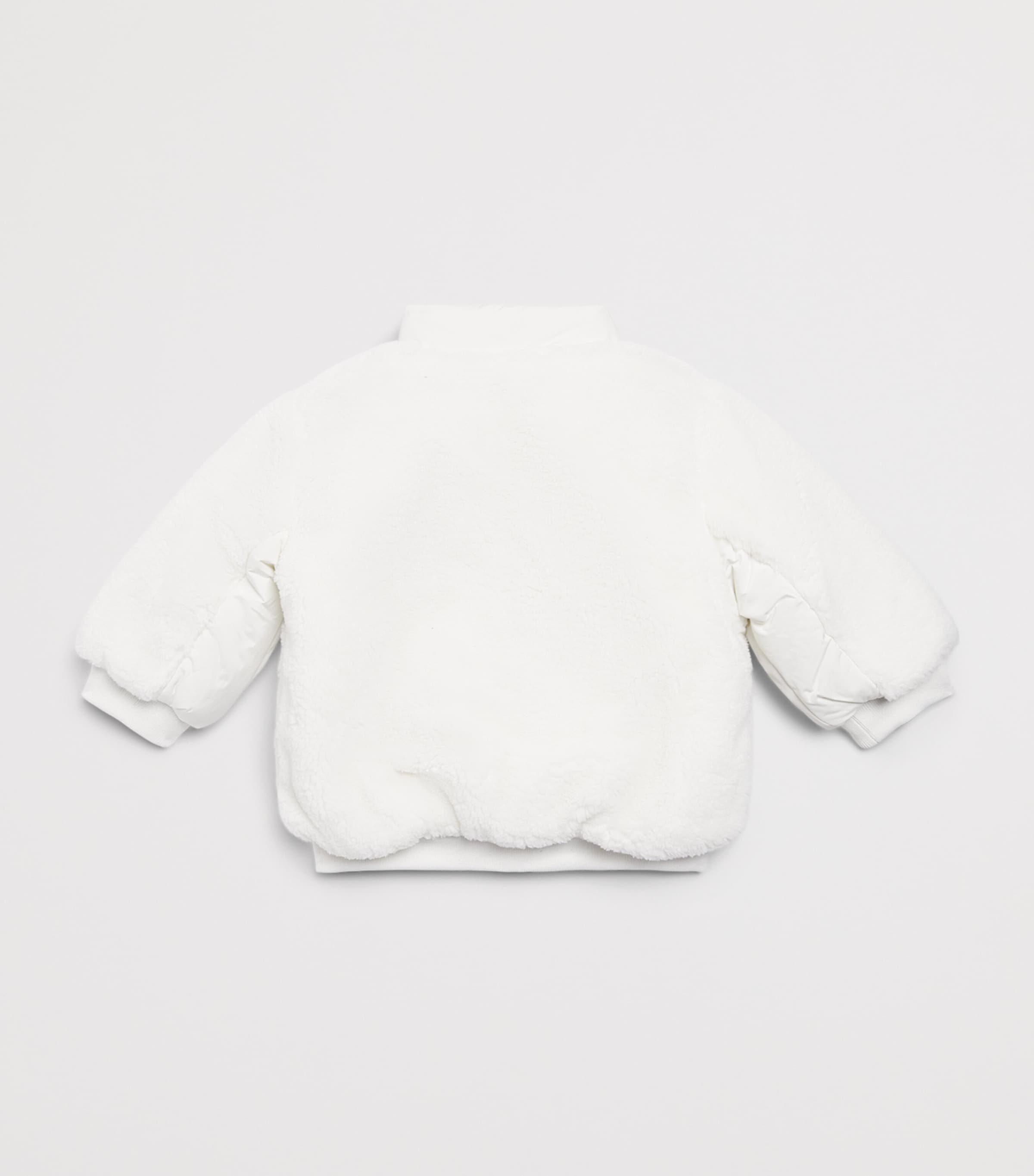 BOSS Kidswear Reversible Puffer Jacket (3-36 Months) Ivory Image 2