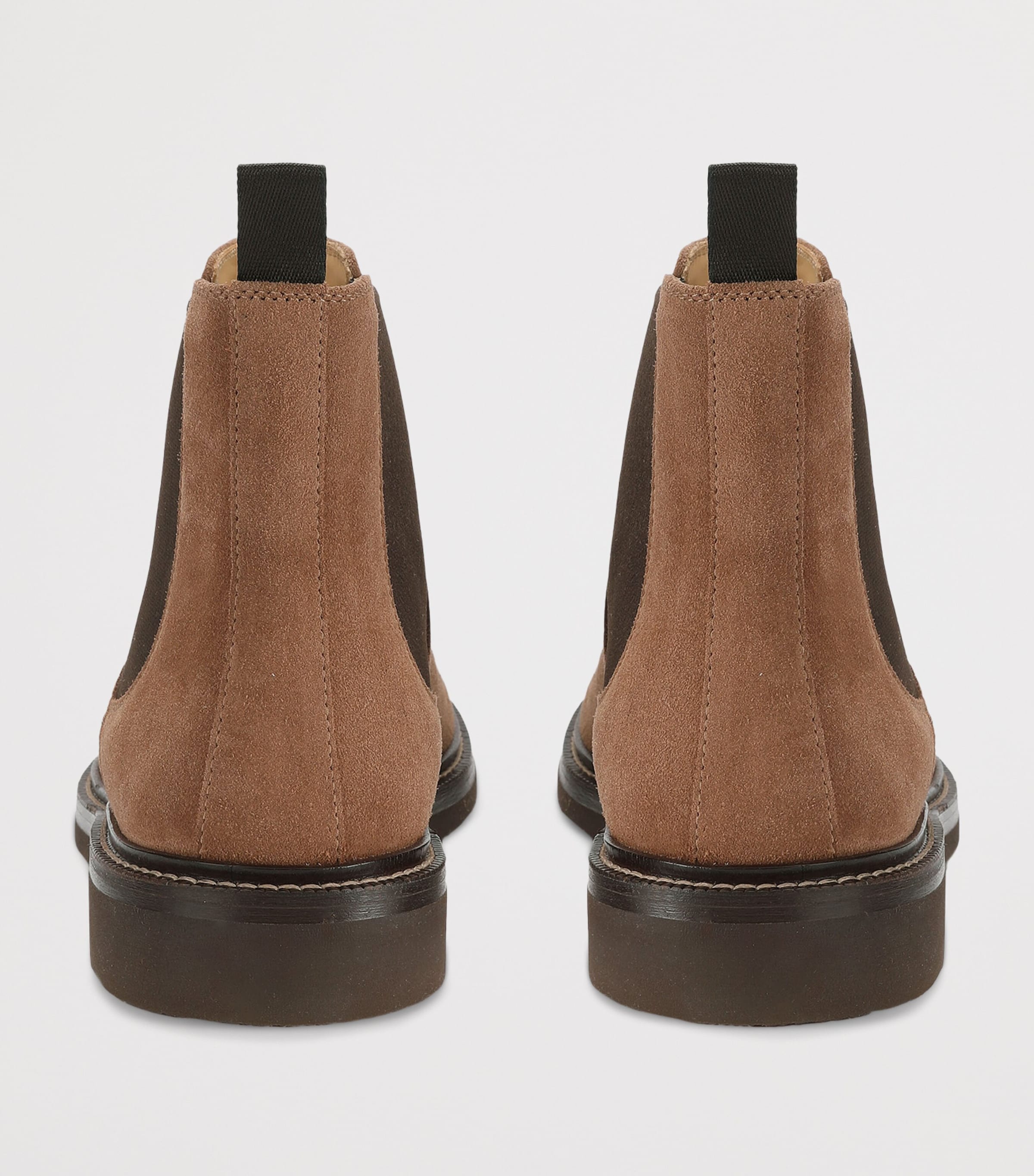 Brunello Cucinelli Suede Chelsea Boots Tan Image 2