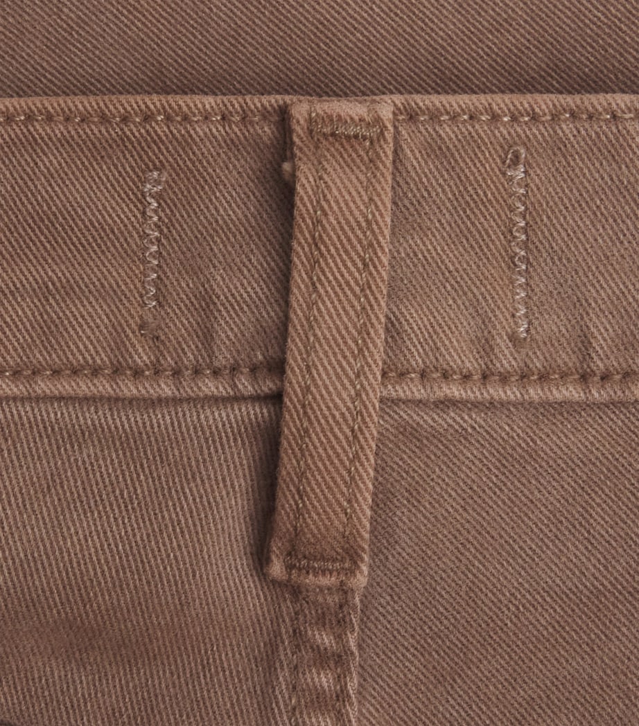 PAIGE Womens Arellia Skimmer High-Rise Wide-Leg Jeans Vintage Canewood Image 6