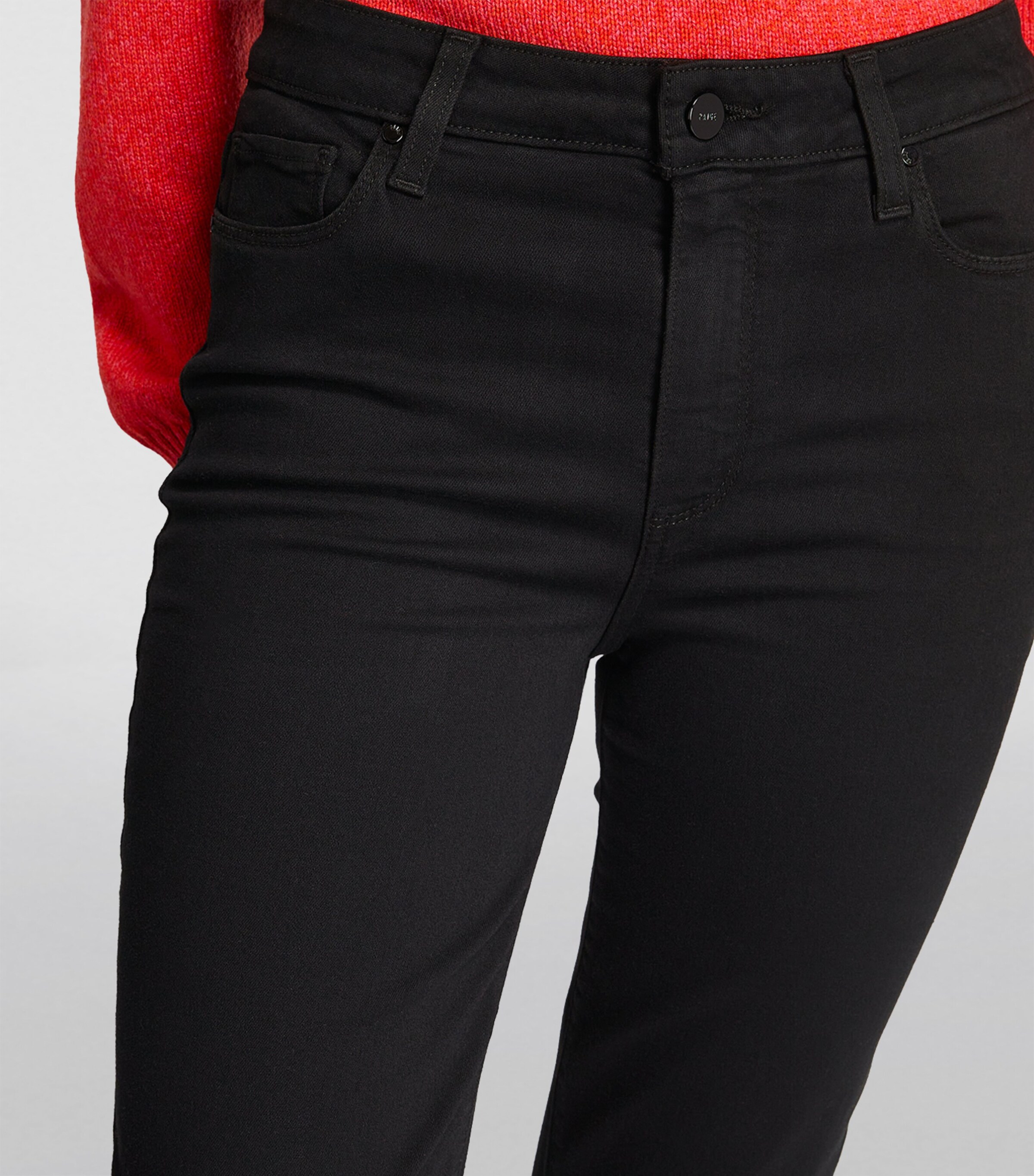 Cindy High-Rise Straight Jeans BLACK SHADOW Image 6