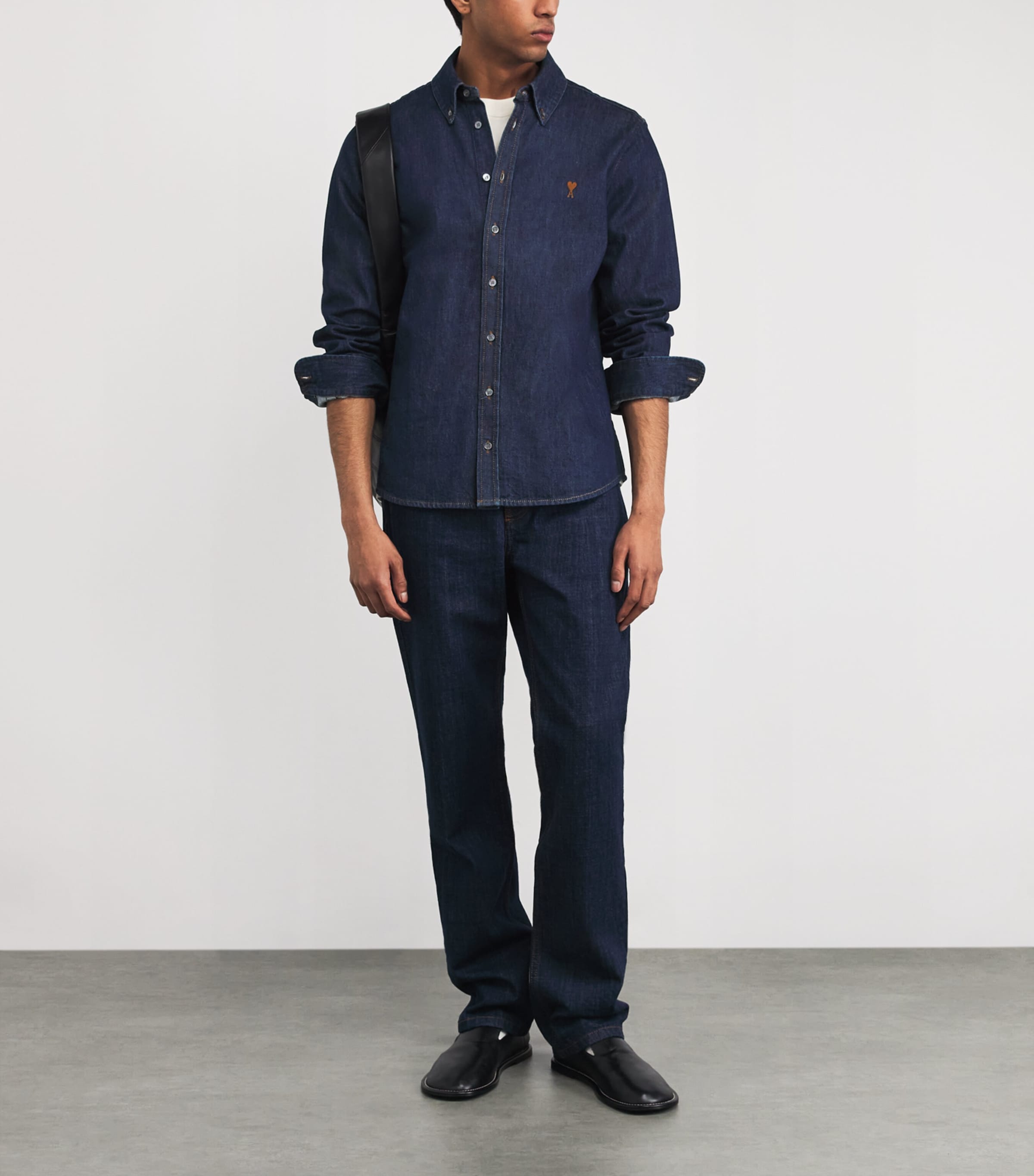 Ami de Coeur Denim Shirt 402 INDIGO Image 2