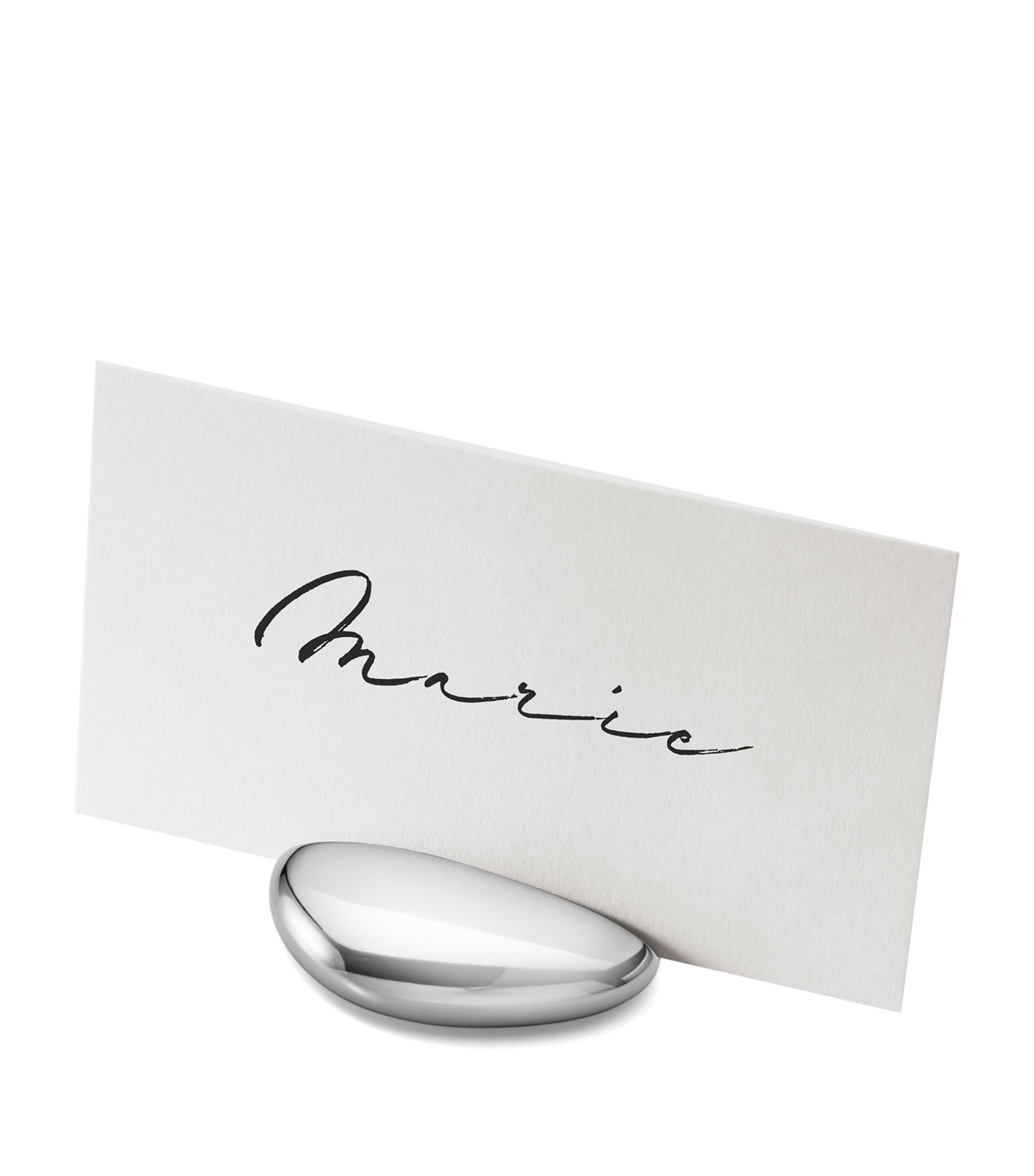 Sky Place Card Holder (Set of 4) SILVER Image 2