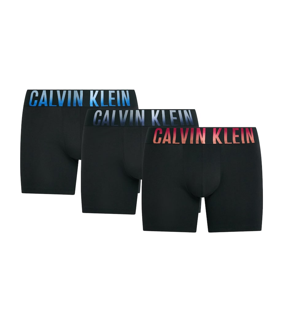 Calvin Klein Mens Stretch-Cotton Intense Power Trunks (Pack of 3) Plein Air Dark Image 1