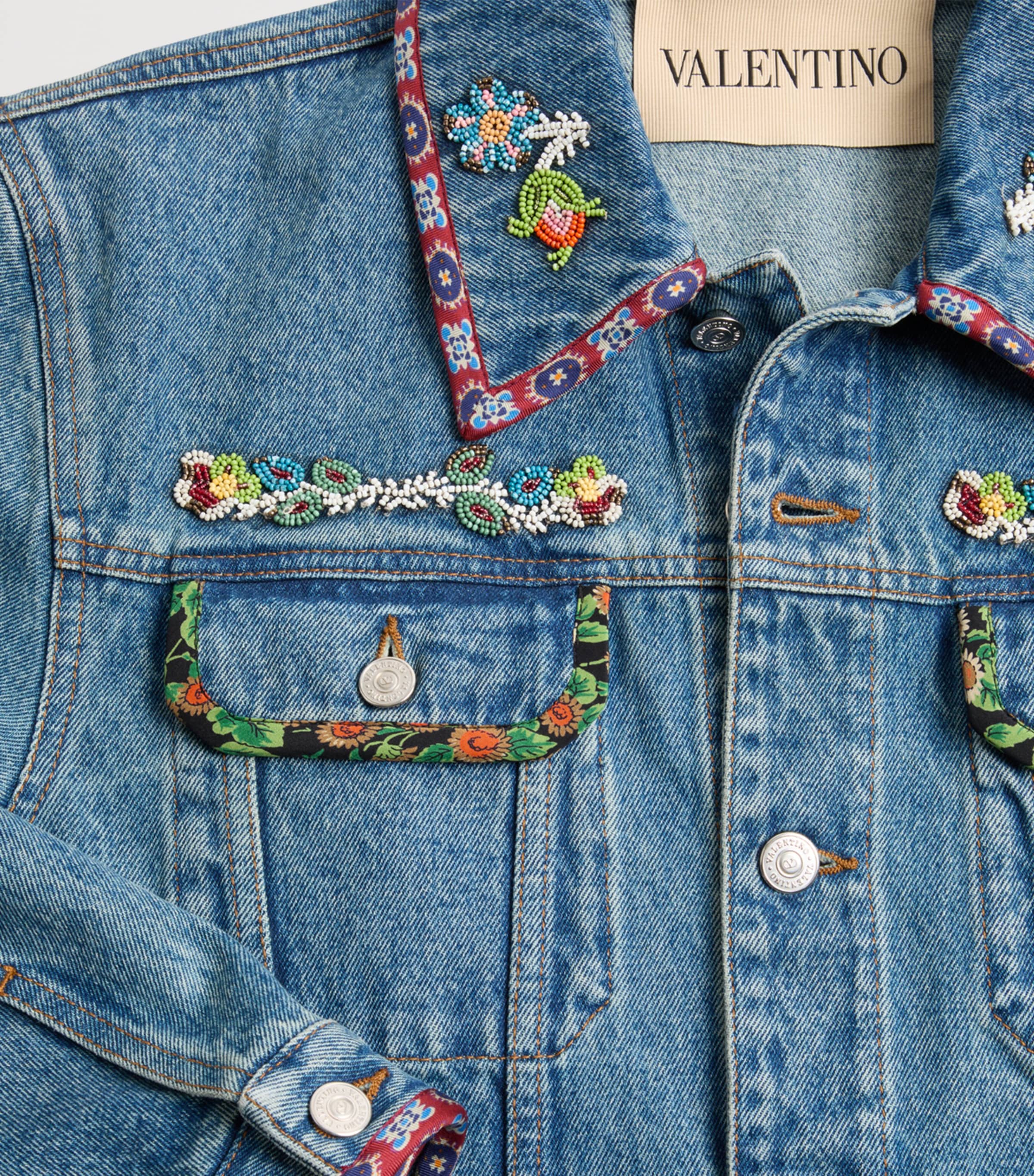 Embellished Denim Jacket 558 Image 8