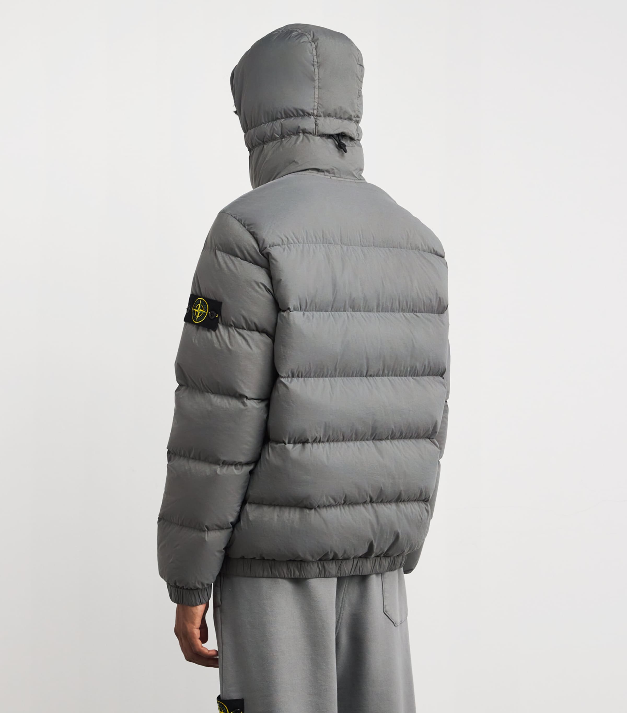 Down Seamless Tunnel Puffer Coat V006B Image 4