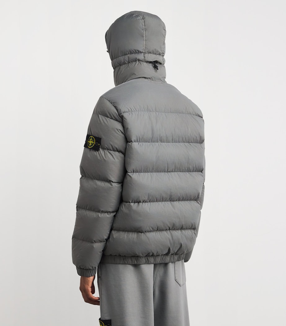 Down Seamless Tunnel Puffer Coat V006B Image 4