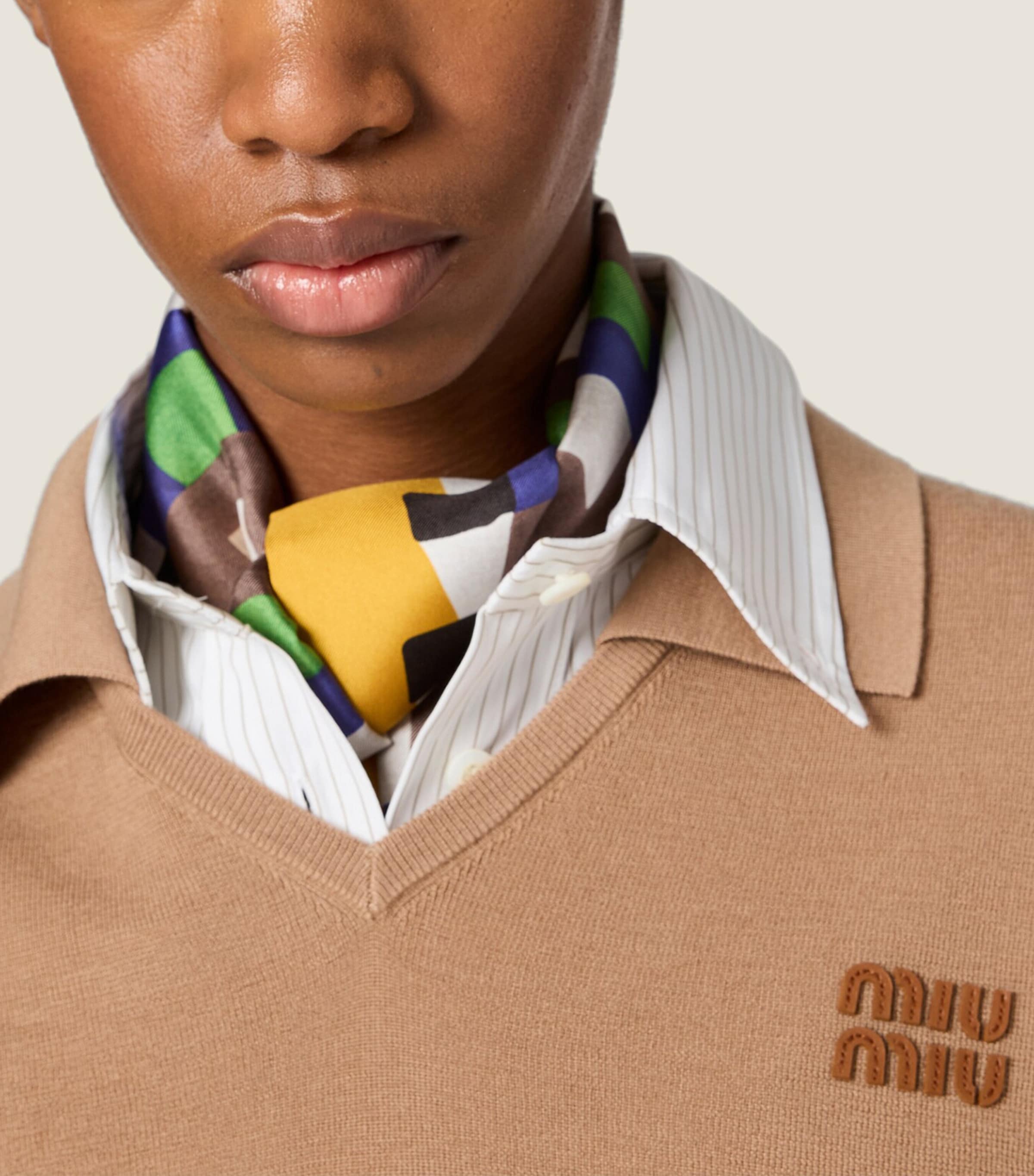 Miu Miu Womens Cotton Stripe Shirt Image 4