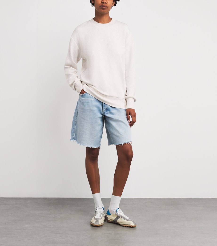 DoubleSoft Gabriella Sweatshirt IVORY/MARL Image 2