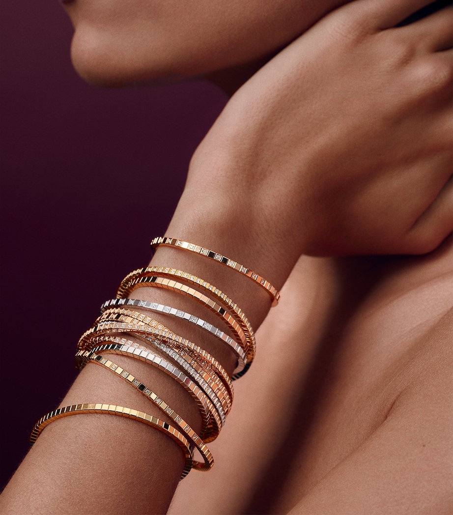 White Gold Ice Cube Bangle 18K WHITE GOLD Image 5