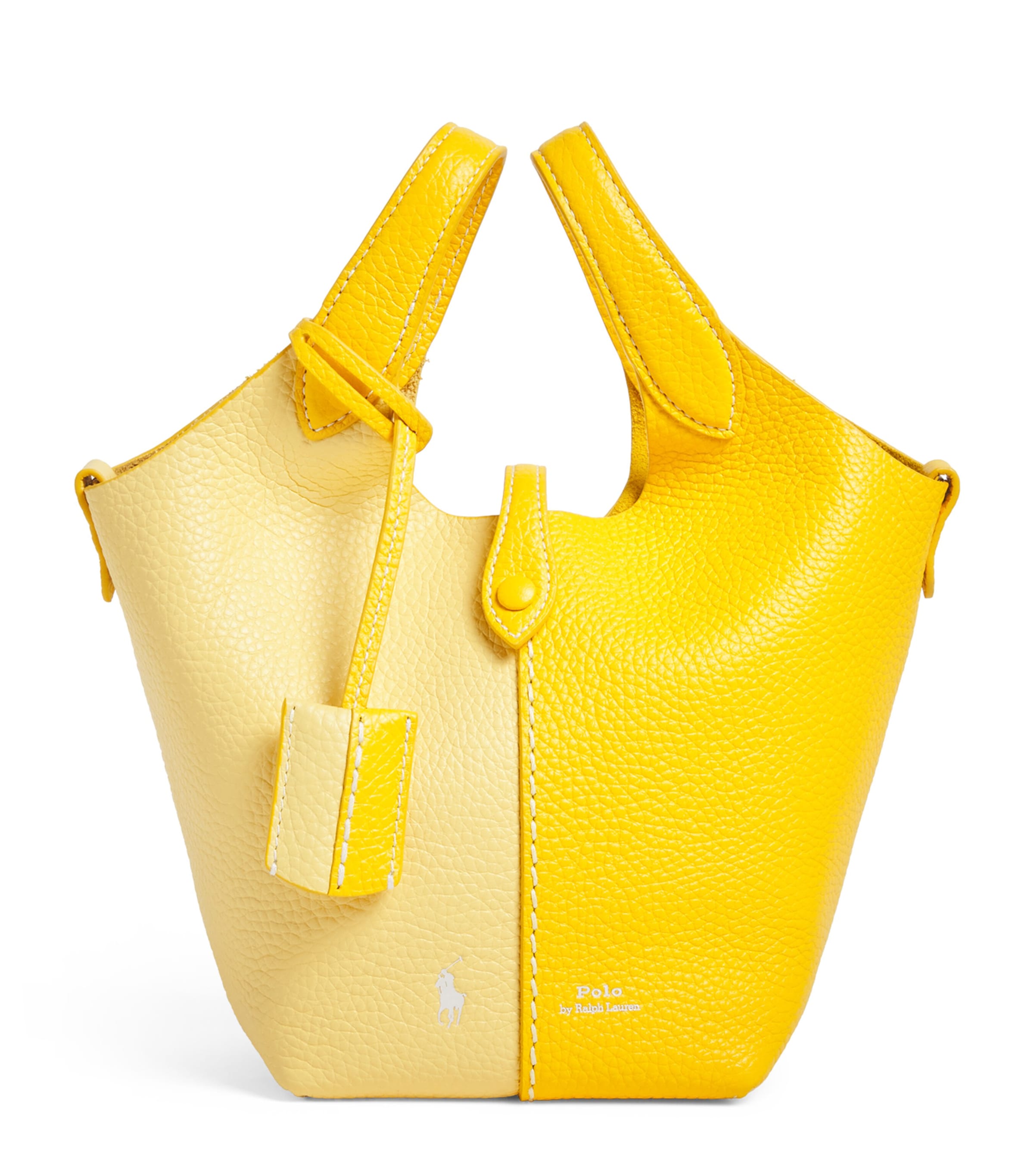 Polo Ralph Lauren Small Leather Polo Play Cross-Body Bag Canary Yel/lemon Mer Image 1