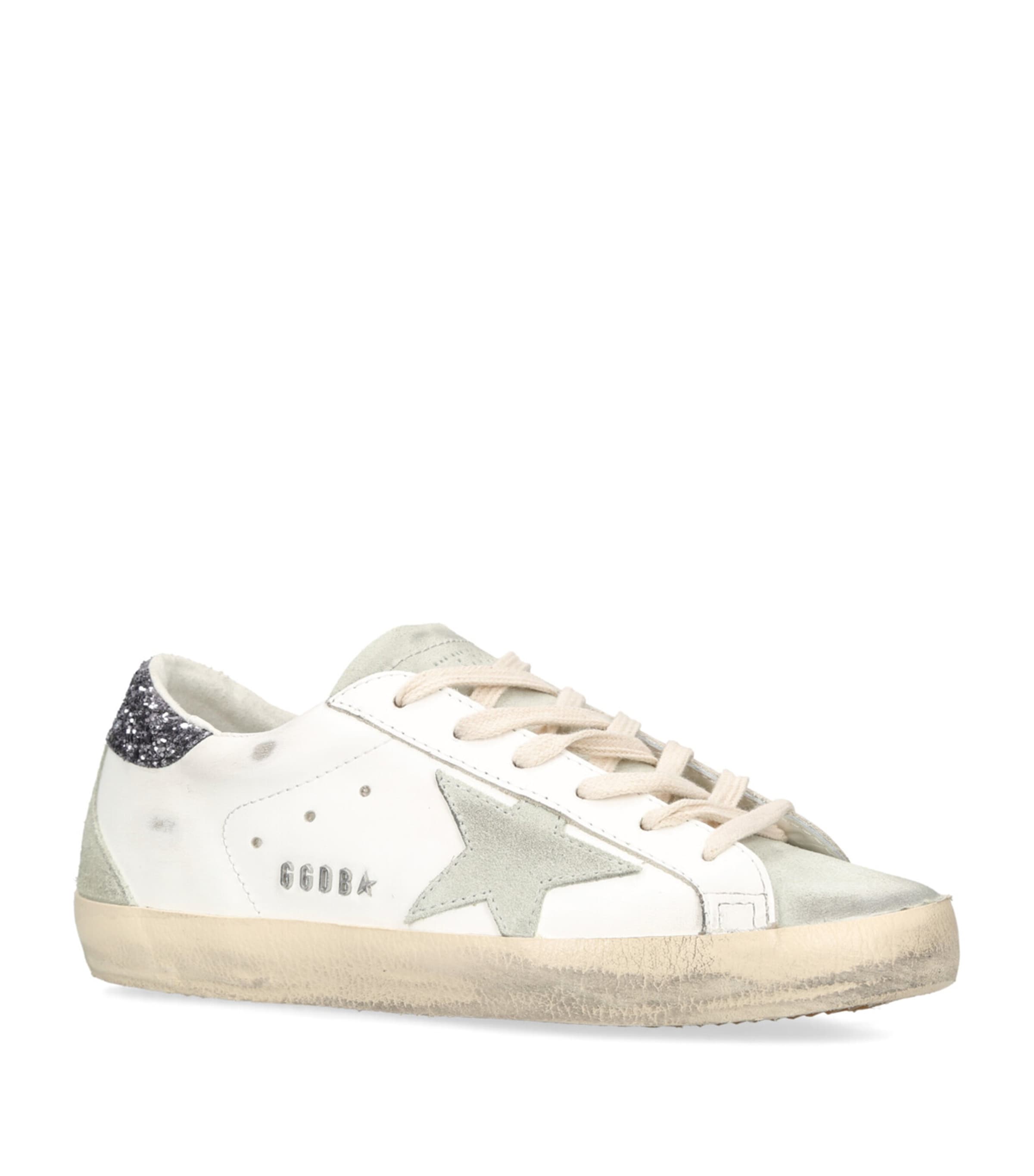 スニーカー Golden Goose Beige Superstar Leather Sneakers Golden Goose Leather Superstar Sneakers | Harrods US