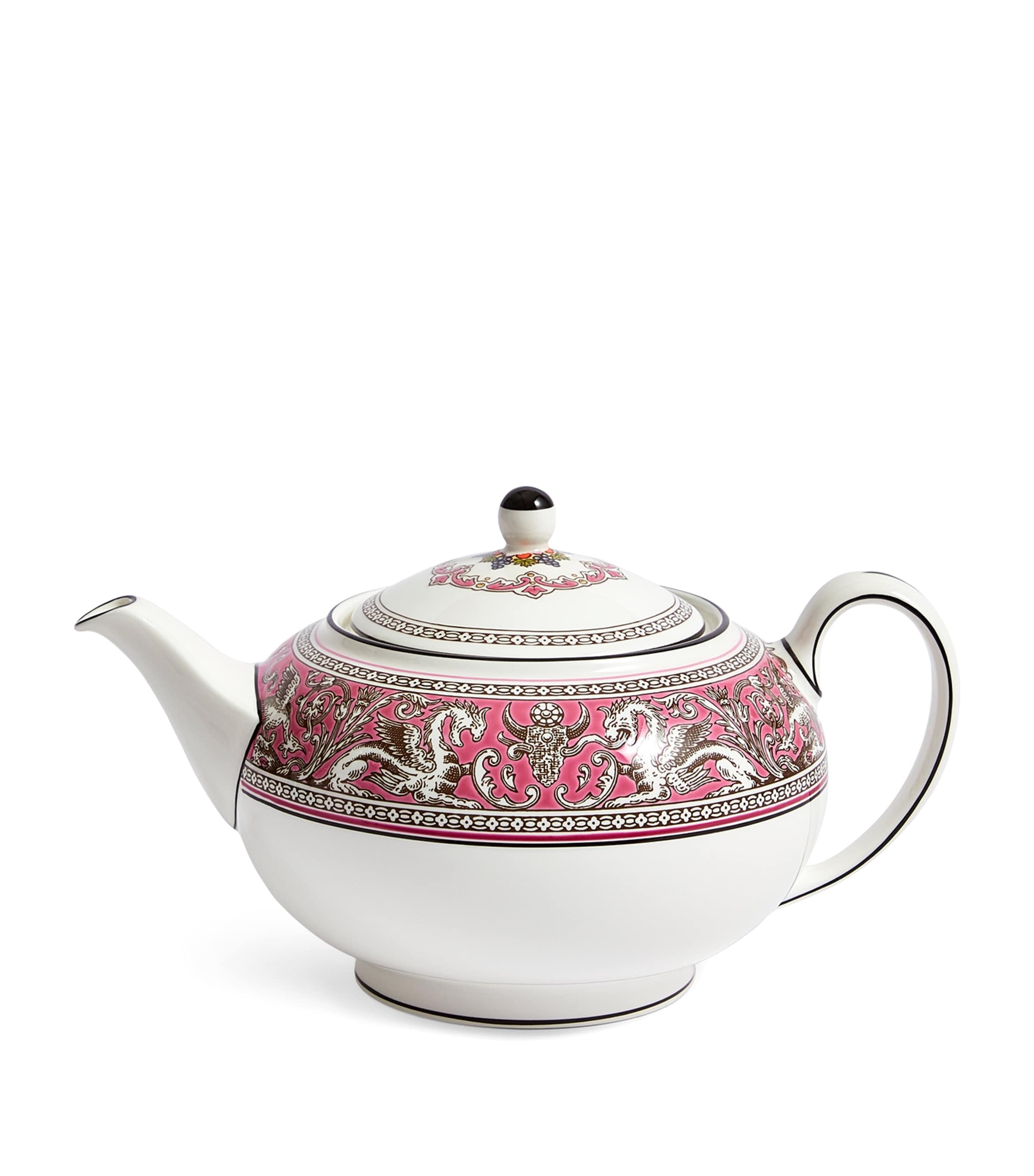 Wedgwood Florentine Fuchsia Teapot (800ml) | Dining | Tableware | Teapots | Designers | Wedgwood