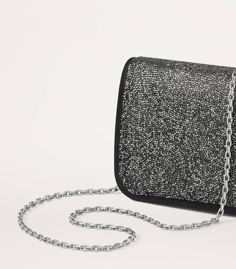 Mini Embellished Panthère de Cartier Cross-Body Bag SILVER & BLACK Image 5