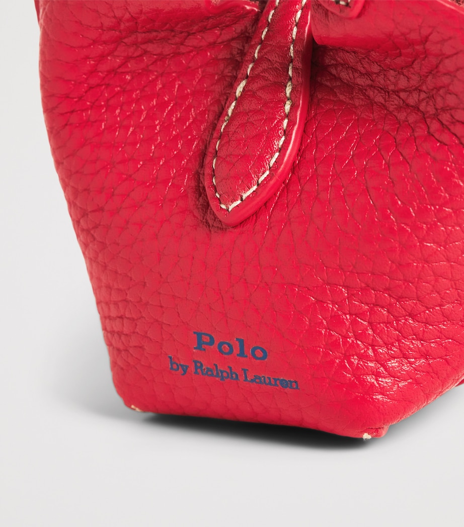 Polo Ralph Lauren Calfskin Polo Play Bag Charm Cherry Image 2