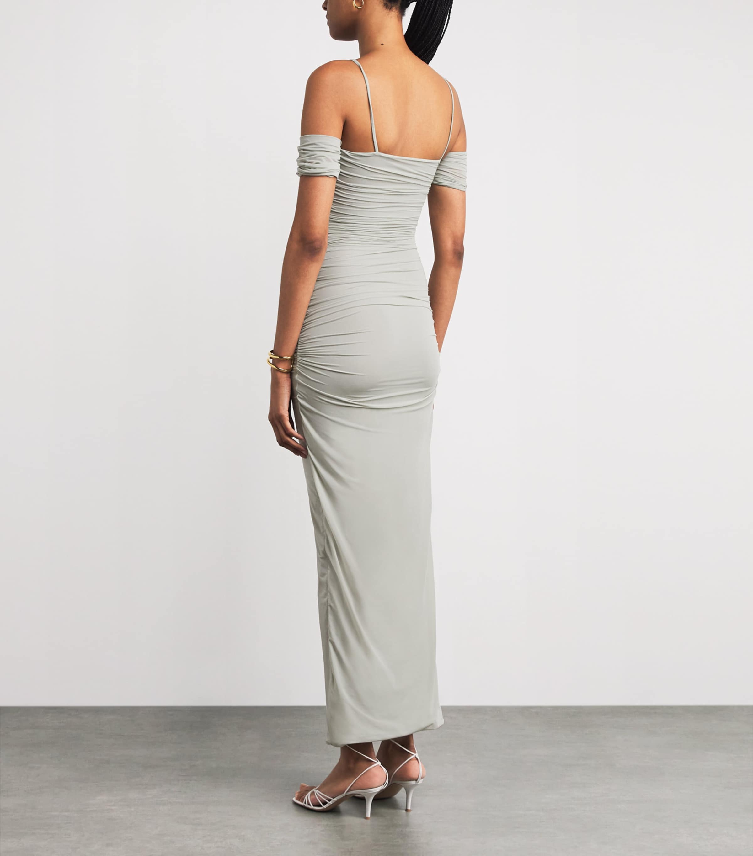 Abisso Maxi Dress SAGE 186 Image 3