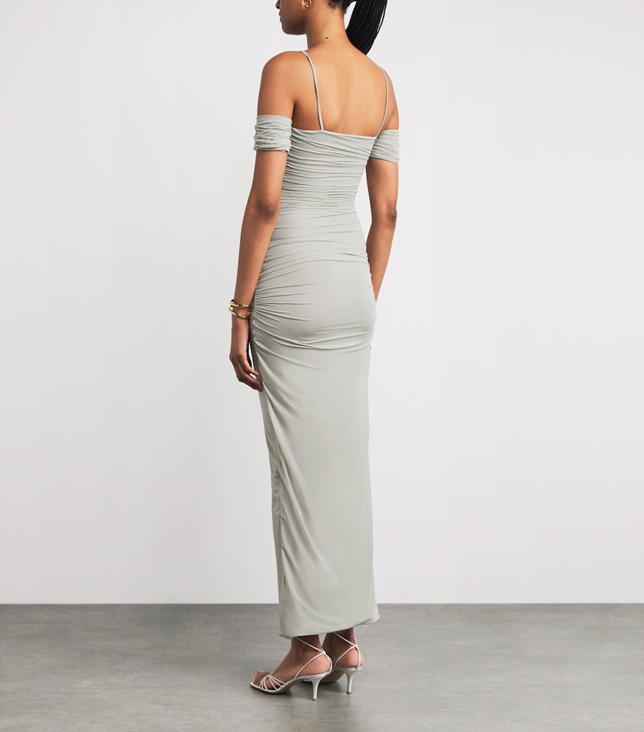 Abisso Maxi Dress SAGE 186 Image 3