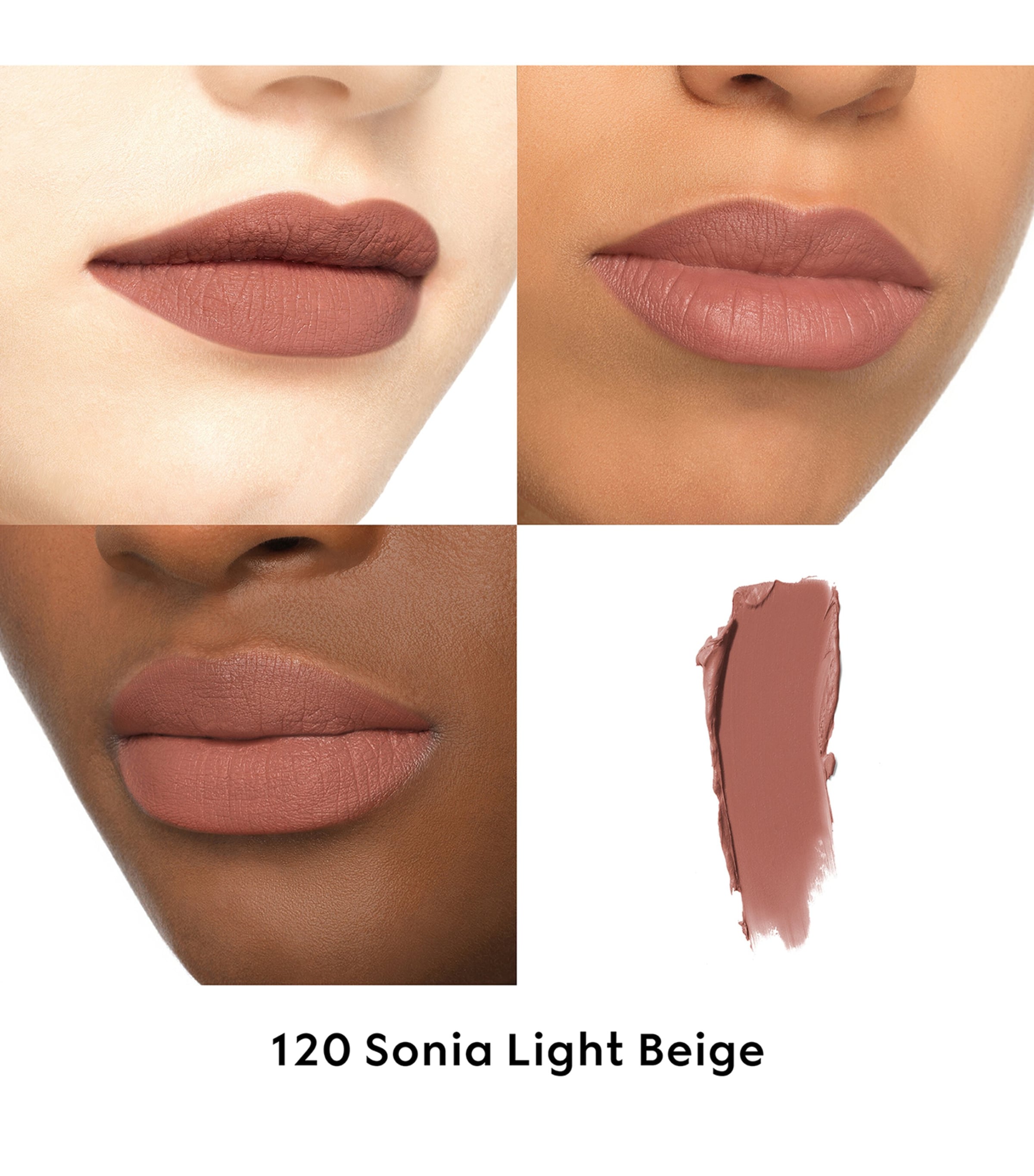 Rouge à Lèvres Matte Lipstick BEIGE Image 4