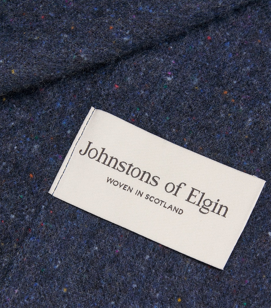 Cashmere Donegal Robe (Medium) RU7383 NAVY DONEGAL Image 5