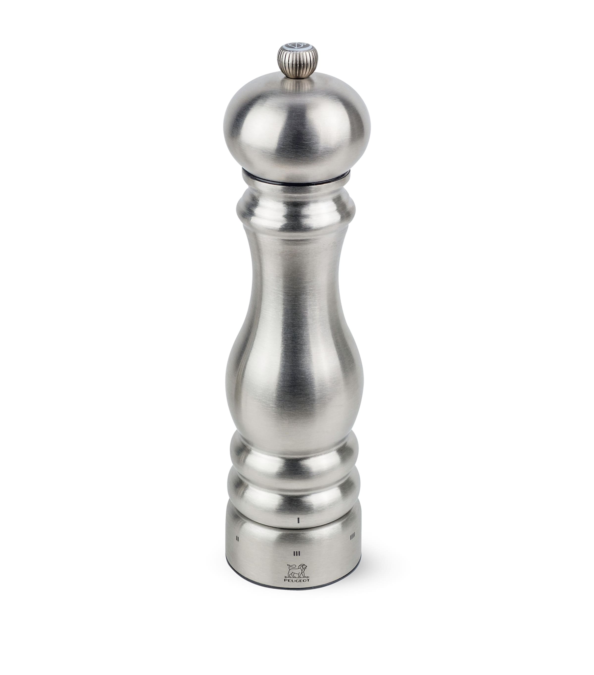 Peugeot Stainless Steel Paris Chef Salt Mill (22cm) Stainless Steel Image 1